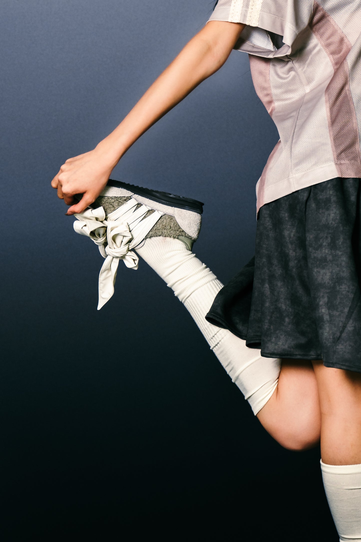 Washed Mini Skirt Dirty Sand【L25-16DS