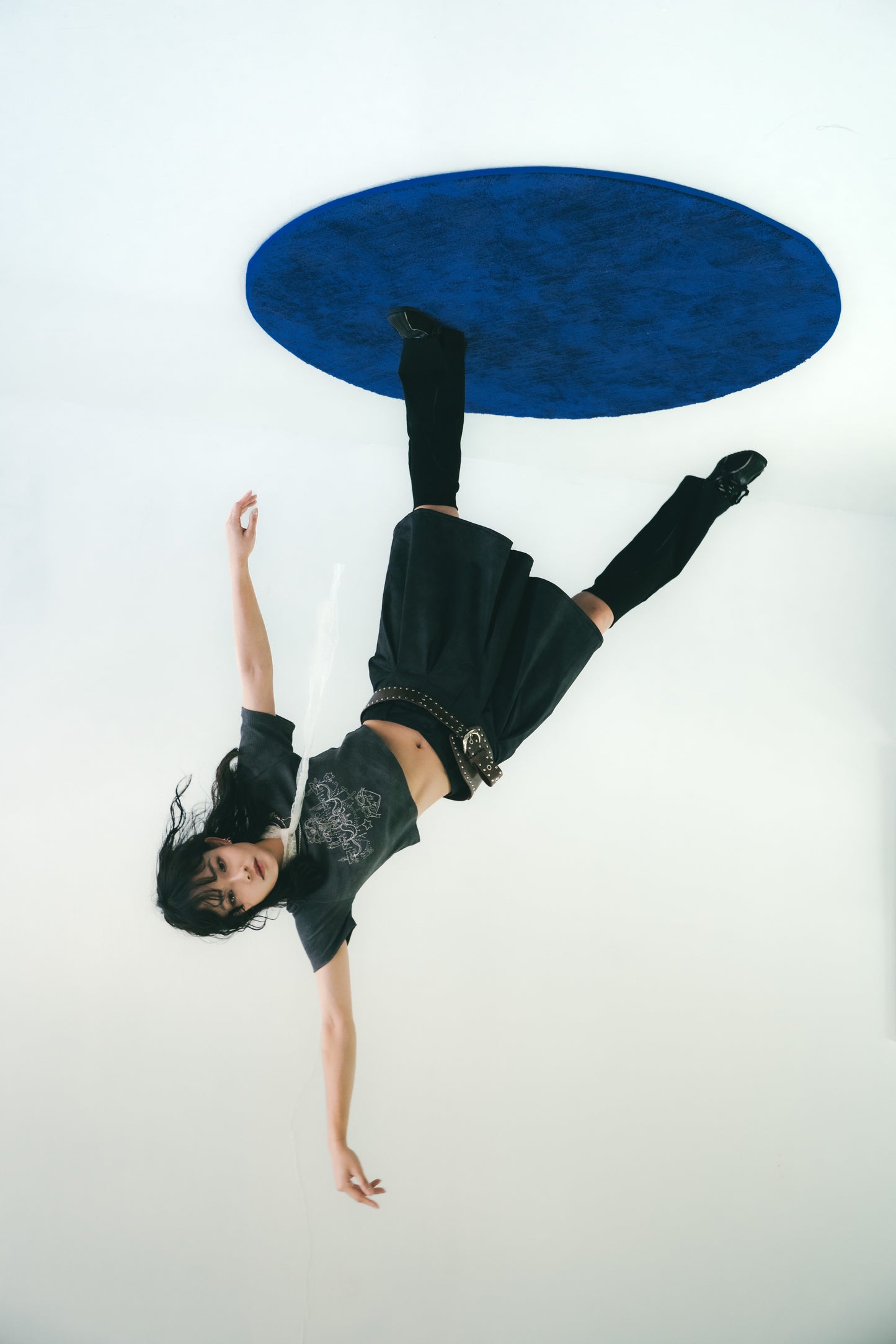 Crystal Chandelier Printed Top Black【L25-T05BK】