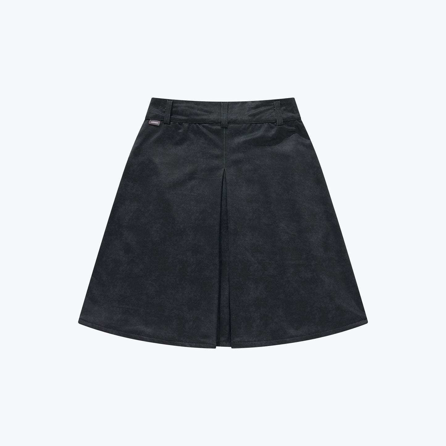 Washed Mini Skirt Charoal【L25-16CH】