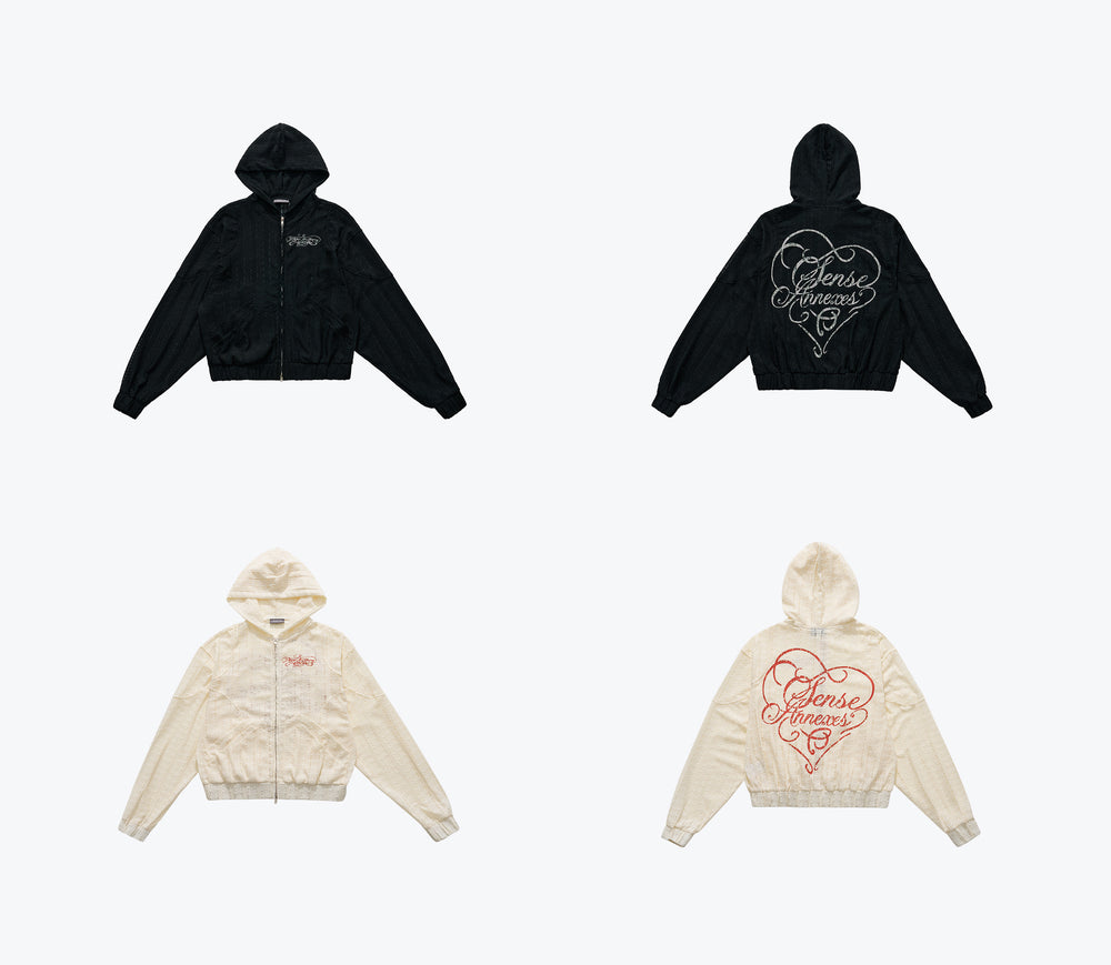 
                  
                    Branscombe Tape Zip-up Hoodie Cream【L25-42CM】
                  
                