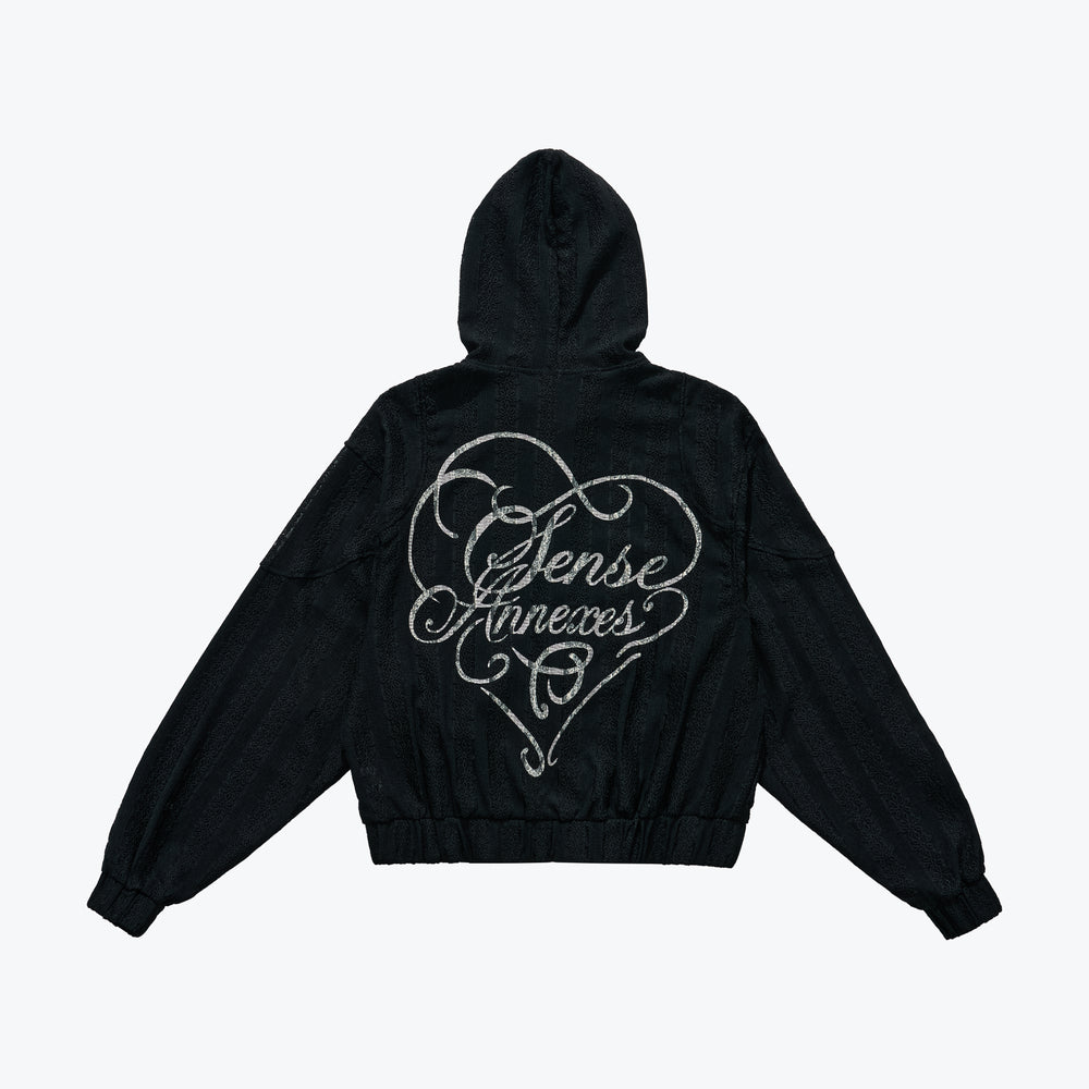 
                  
                    Branscombe Tape Zip-up Hoodie Black【L25-42BK】
                  
                