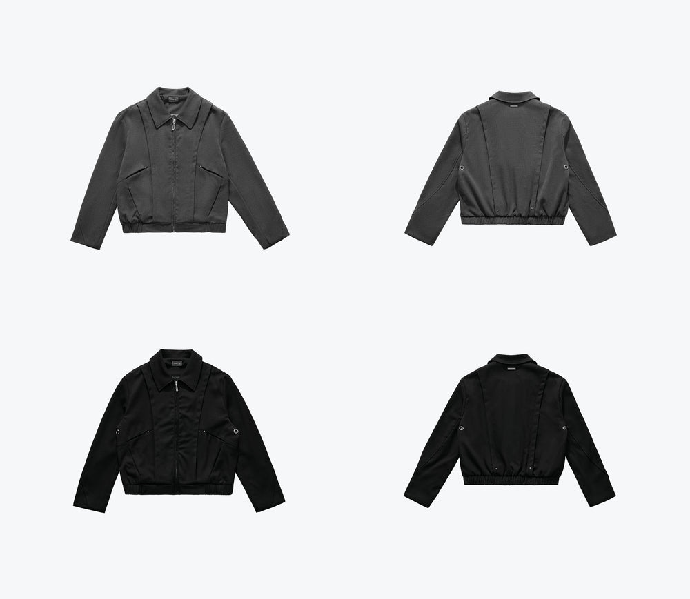 
                  
                    Beaver Zip Short Jacket Black【M25-54BK】
                  
                