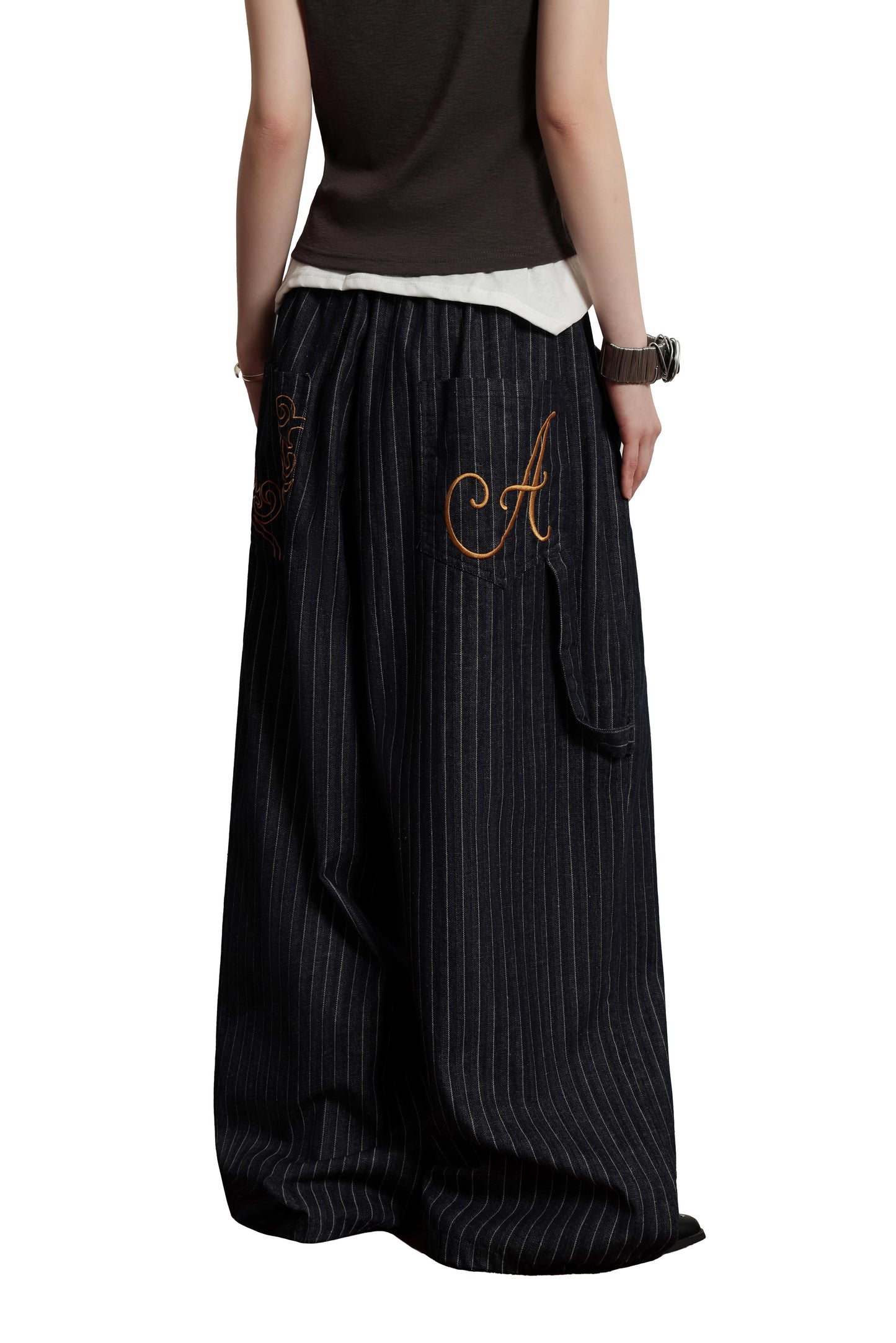 
                  
                    Emberoidered Nonfade Balloon Pants Indigo【L26-07IN】
                  
                