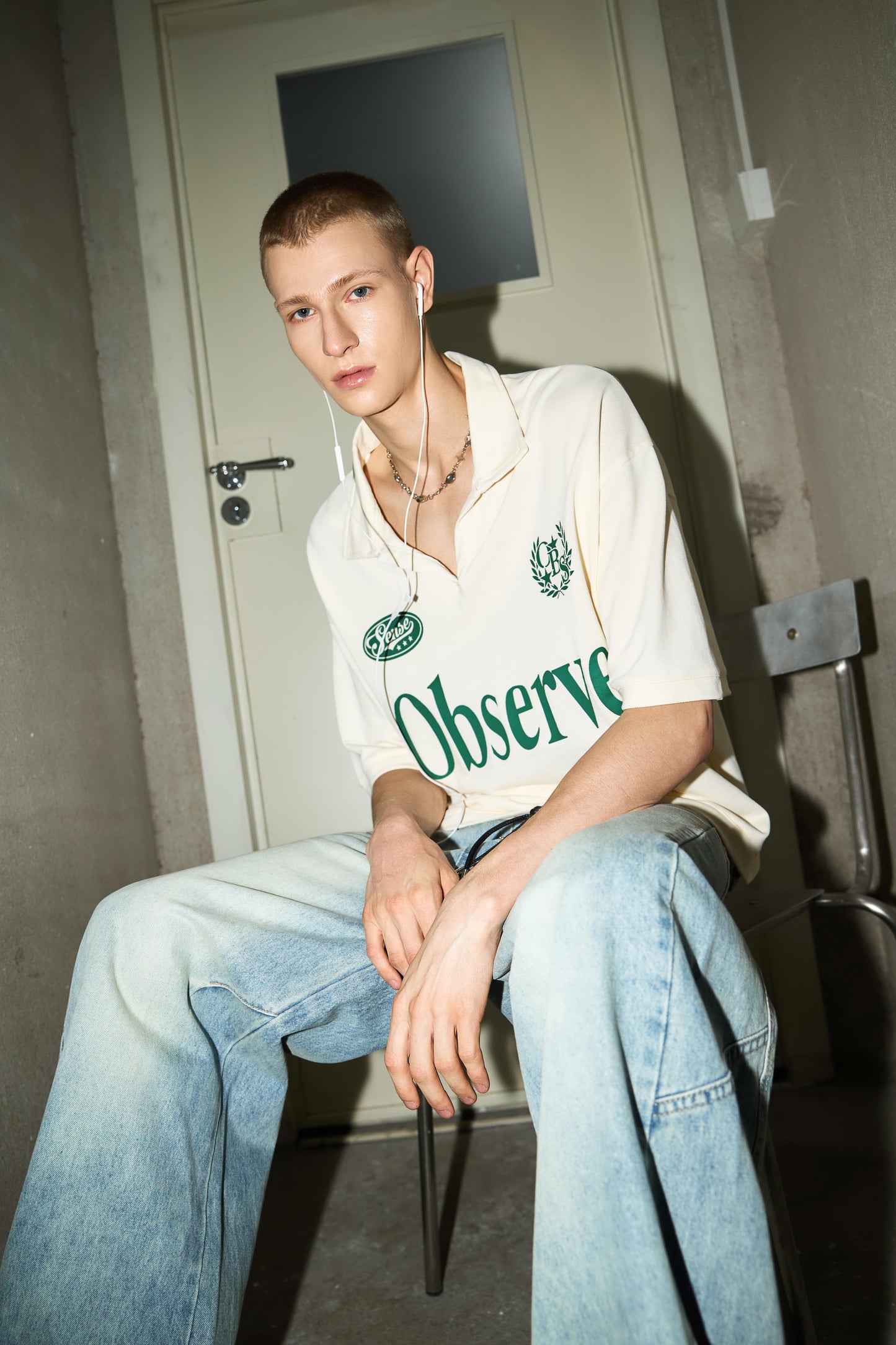 
                  
                    Ivy League Boxy Polo Ivory【M26-17IY】
                  
                