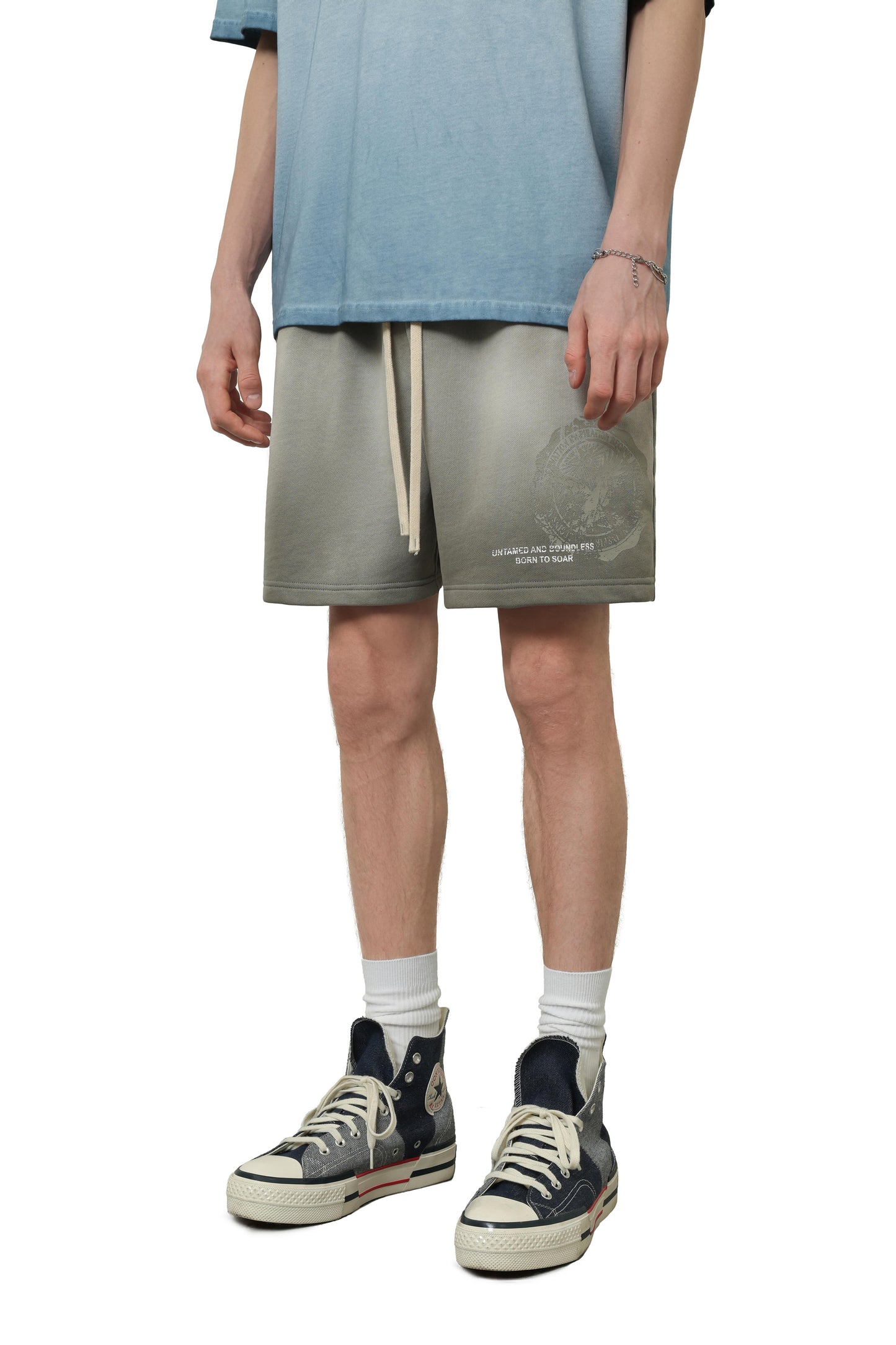 
                  
                    Aerosol Fade Sweat Shorts Ash Grey【M26-21AG】
                  
                