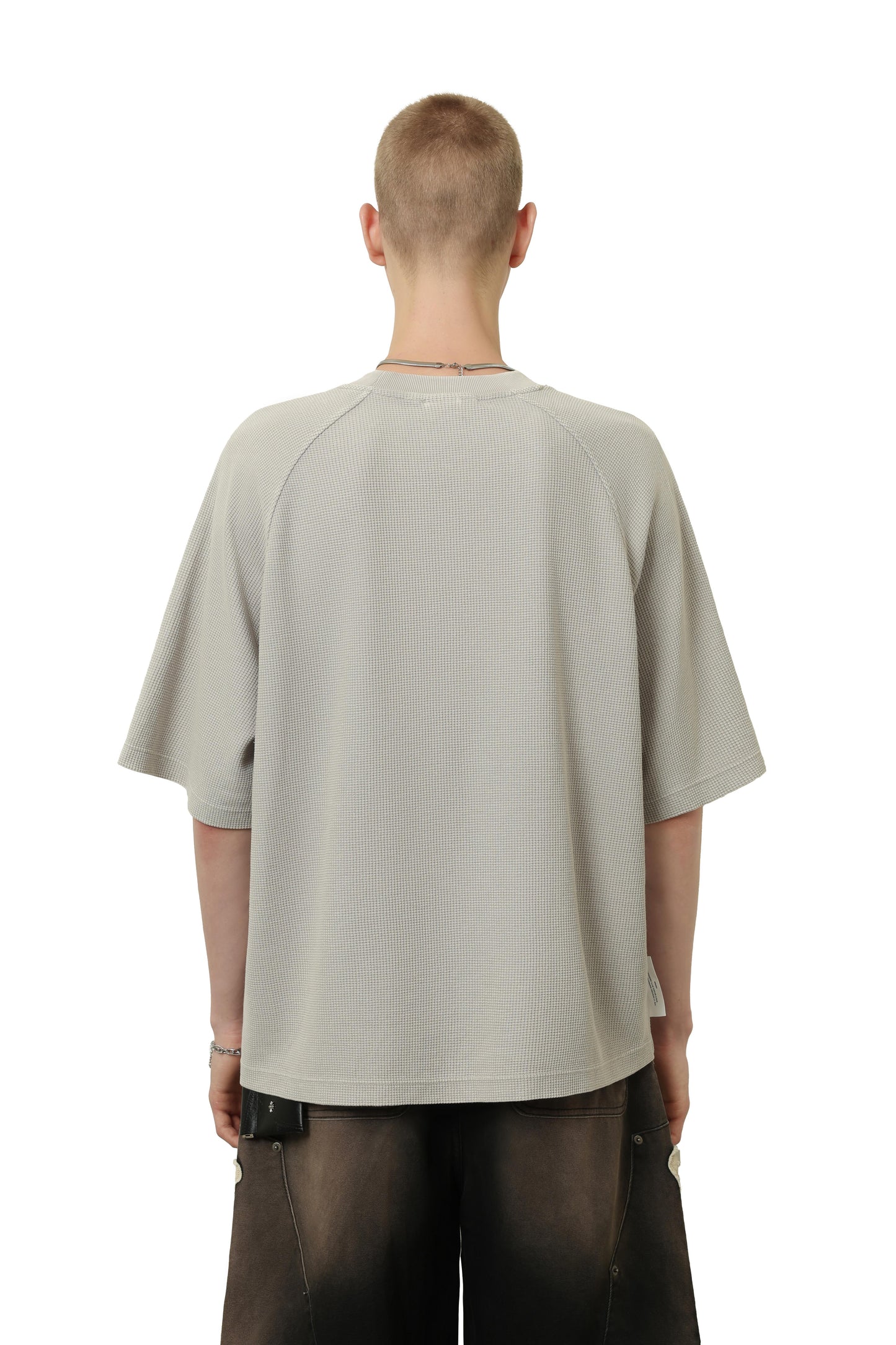 
                  
                    Pigment Dyed Waffle Boxy Tee Grey【M26-T10GY】
                  
                