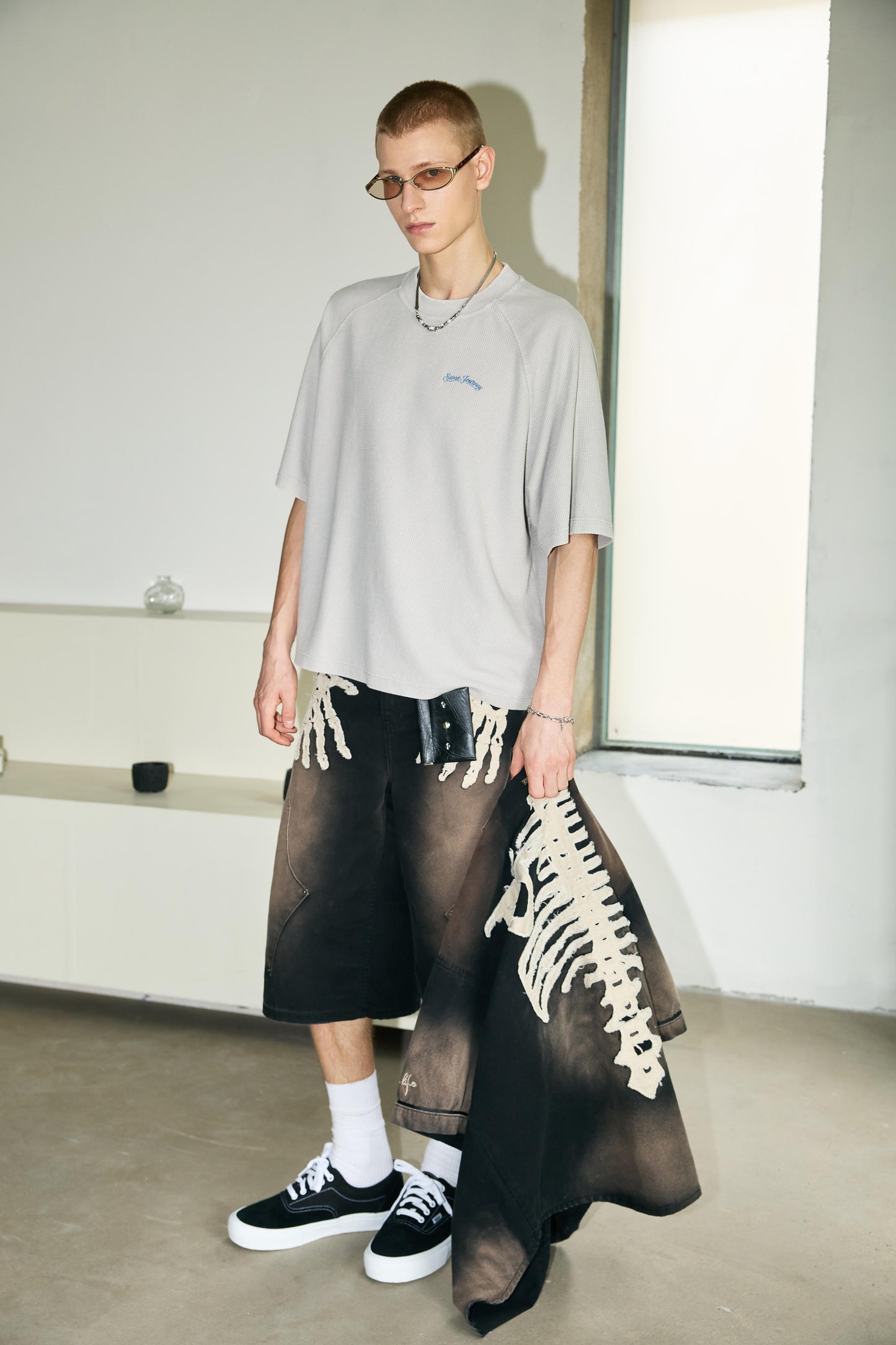 
                  
                    Pigment Dyed Waffle Boxy Tee Grey【M26-T10GY】
                  
                