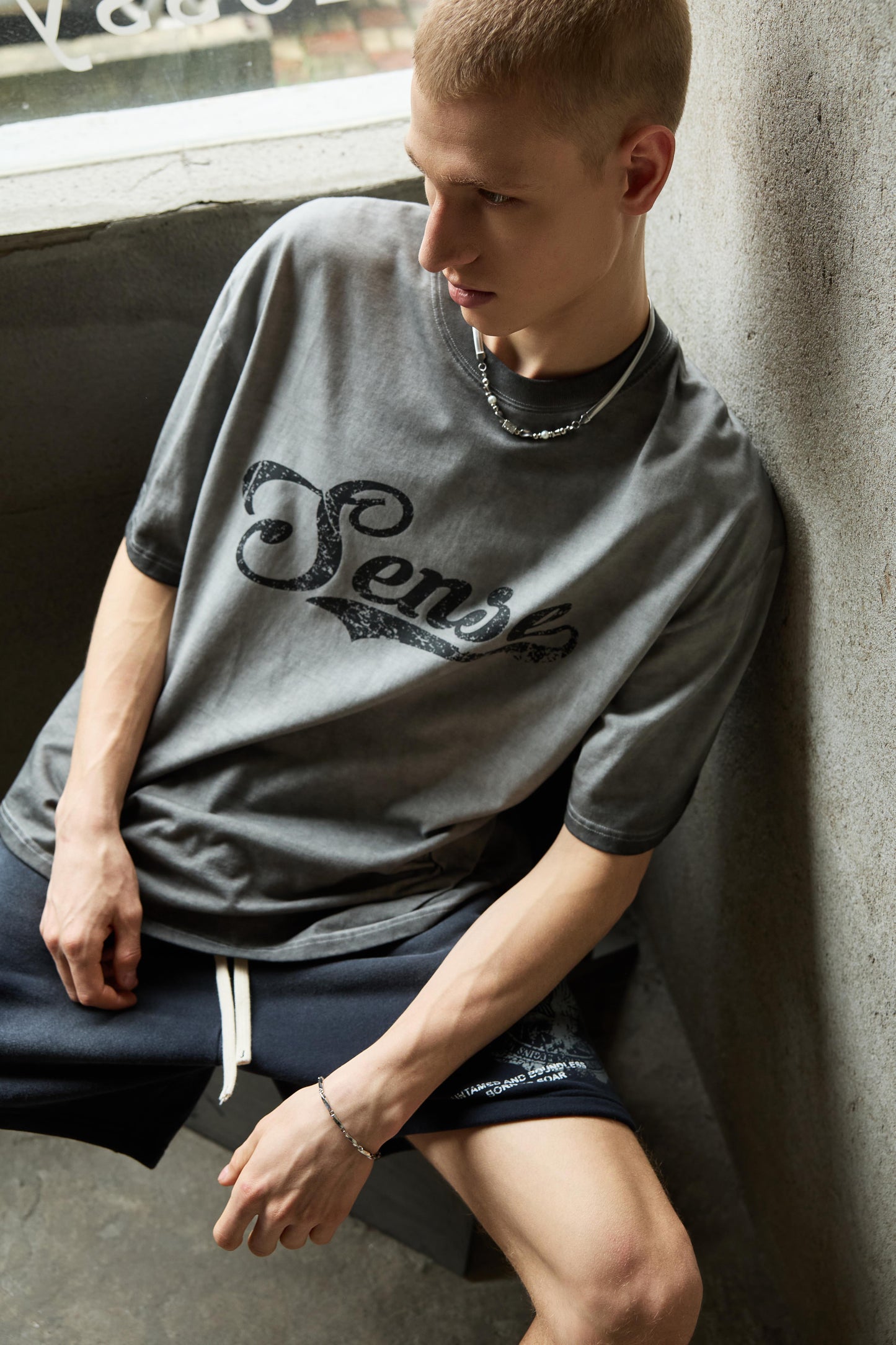 
                  
                    SNE Spray Dyed Graphic SS Ash Grey【M26-T11AG】
                  
                