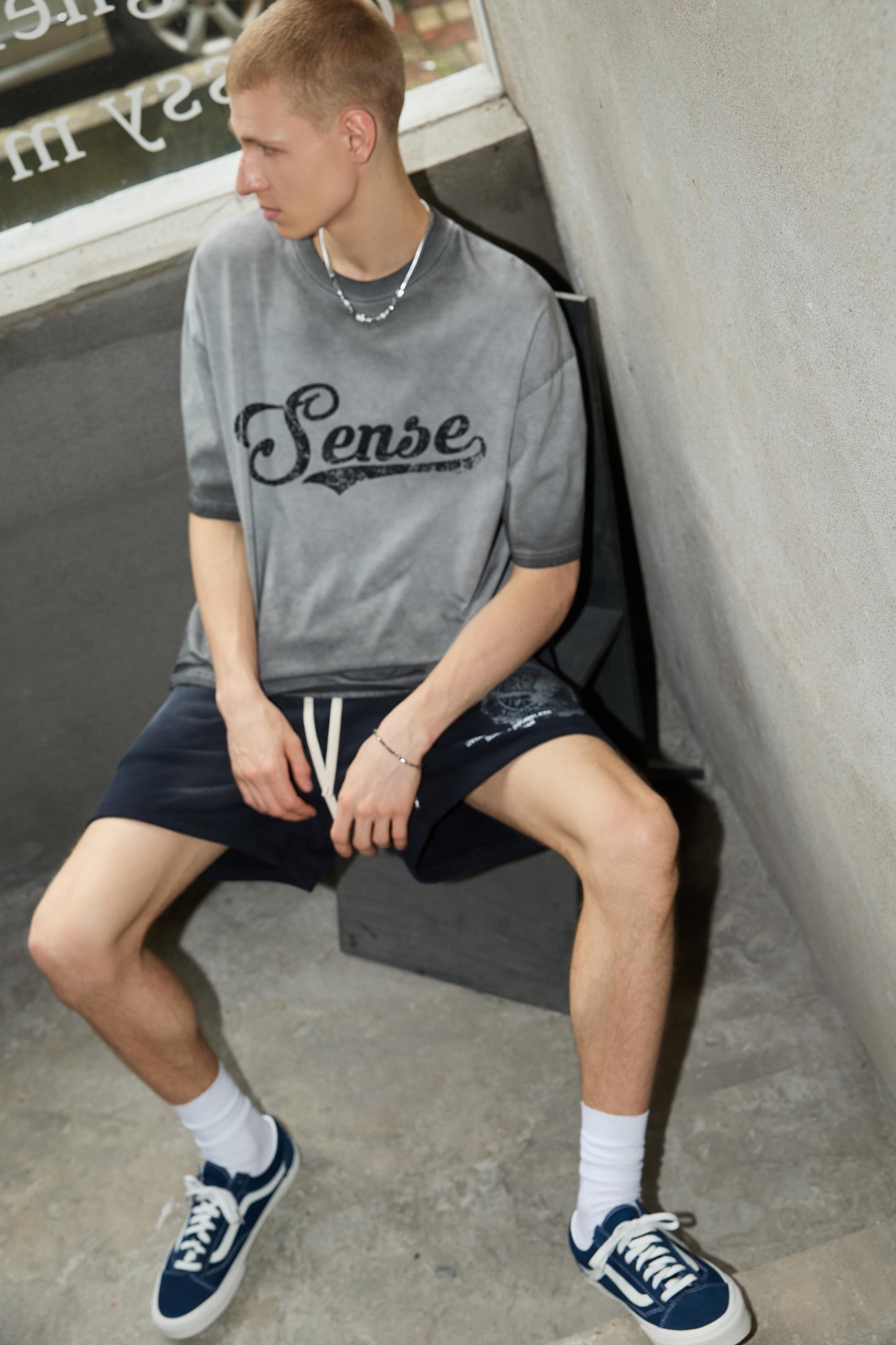
                  
                    SNE Spray Dyed Graphic SS Ash Grey【M26-T11AG】
                  
                