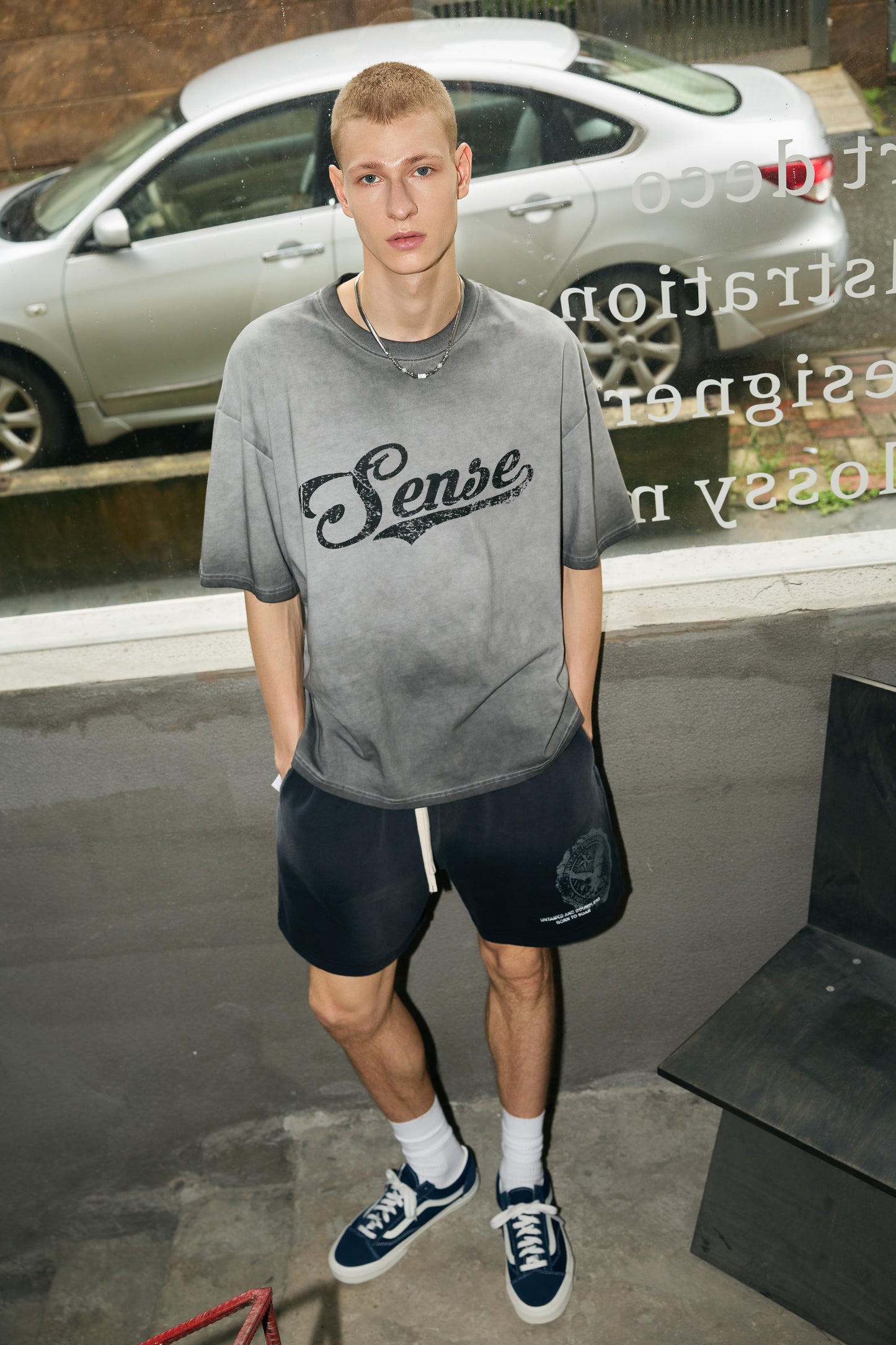 
                  
                    Aerosol Fade Sweat Shorts Black【M26-21BK】
                  
                