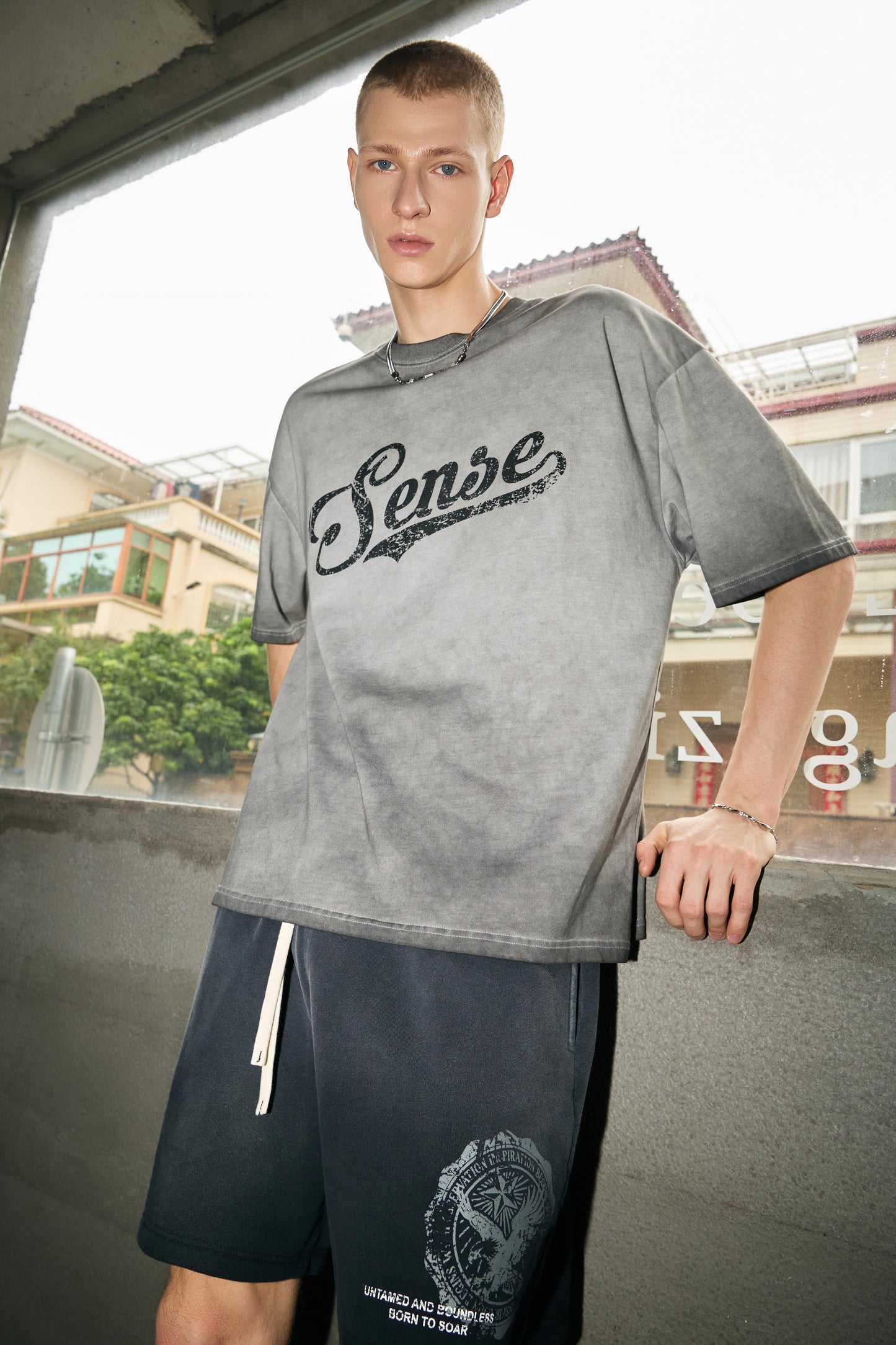 
                  
                    Aerosol Fade Sweat Shorts Black【M26-21BK】
                  
                