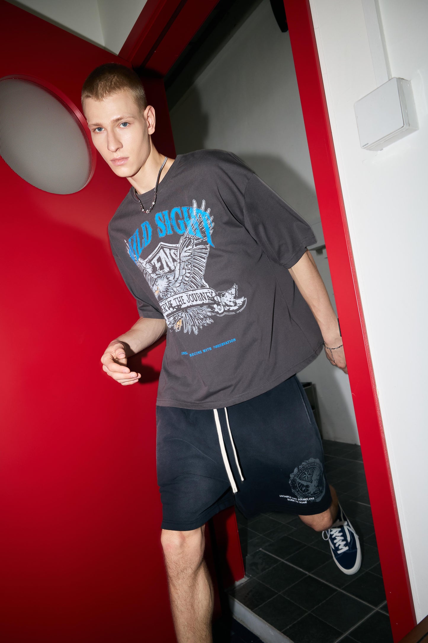 
                  
                    Aerosol Fade Sweat Shorts Black【M26-21BK】
                  
                