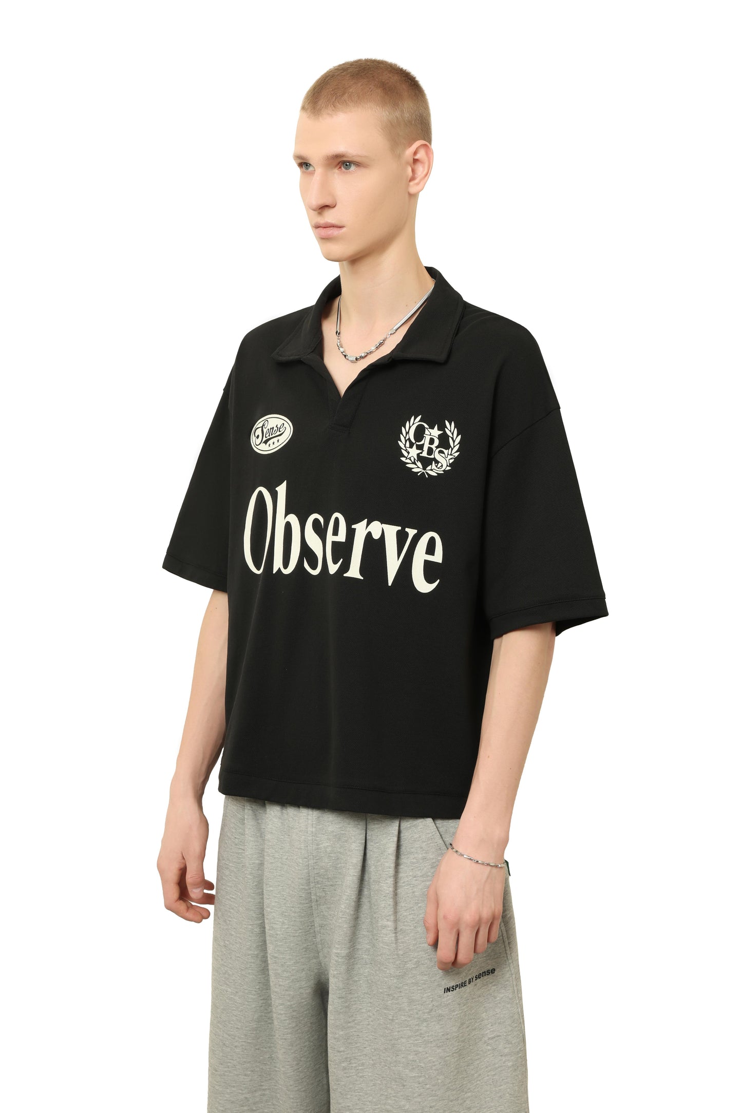 
                  
                    Ivy League Boxy Polo Black【M26-17BK】
                  
                