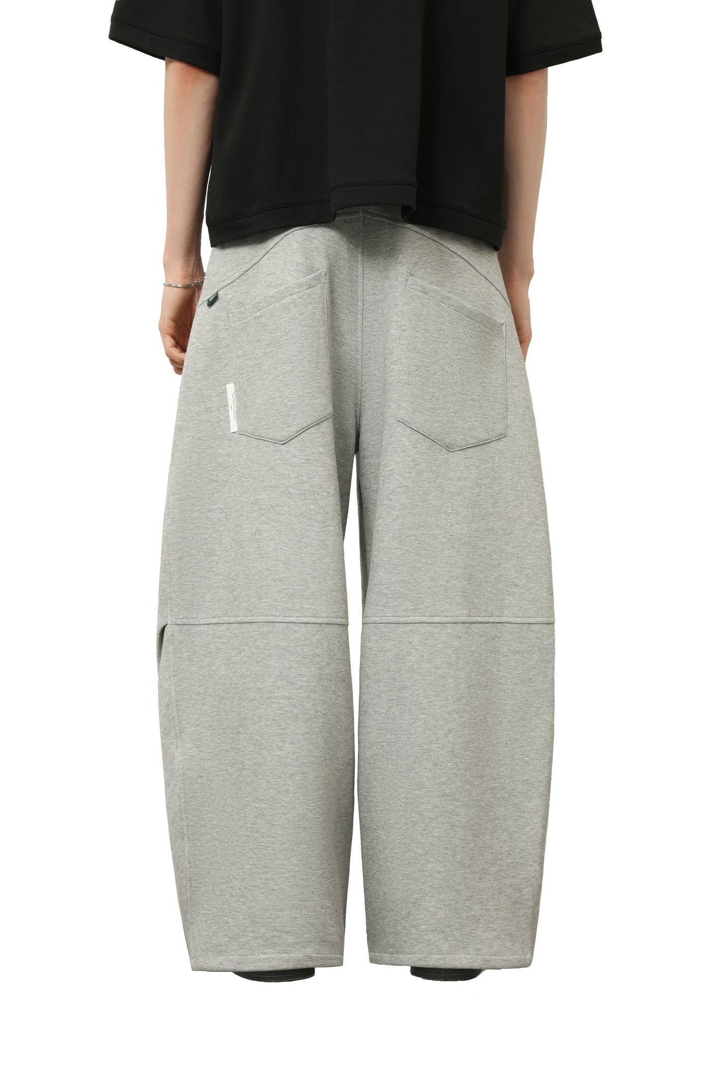 
                  
                    Wide Curved Sweat Pants Grey【M26-13GY】
                  
                