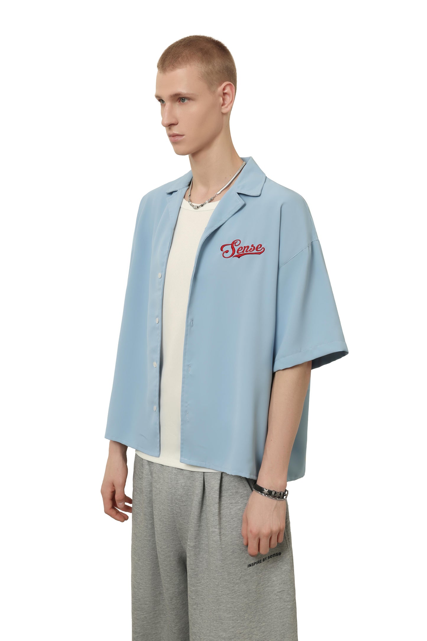 
                  
                    Eagle Chain- Stitch Camp Shirt Blue【M26-18BL】
                  
                