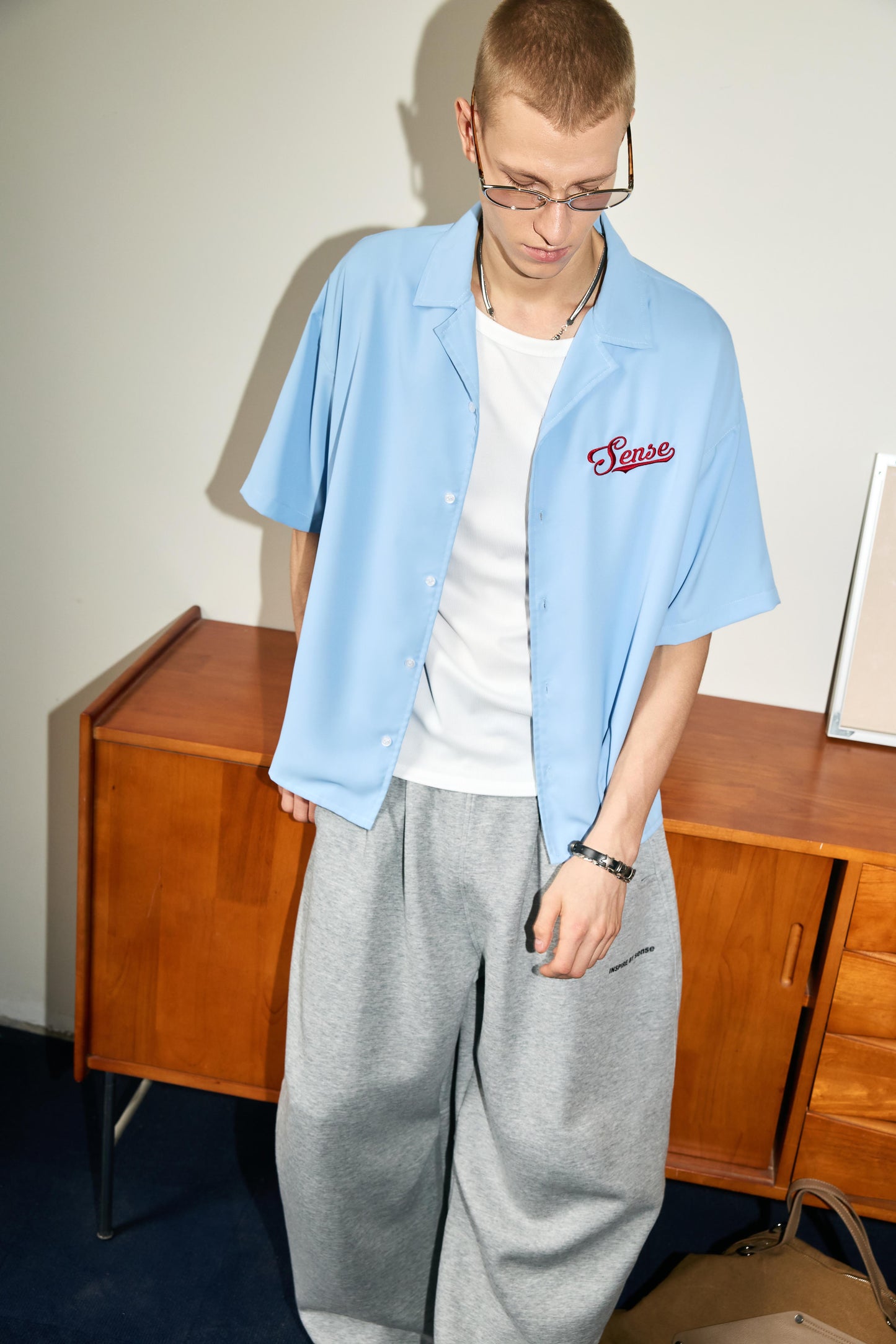 
                  
                    Eagle Chain- Stitch Camp Shirt Blue【M26-18BL】
                  
                