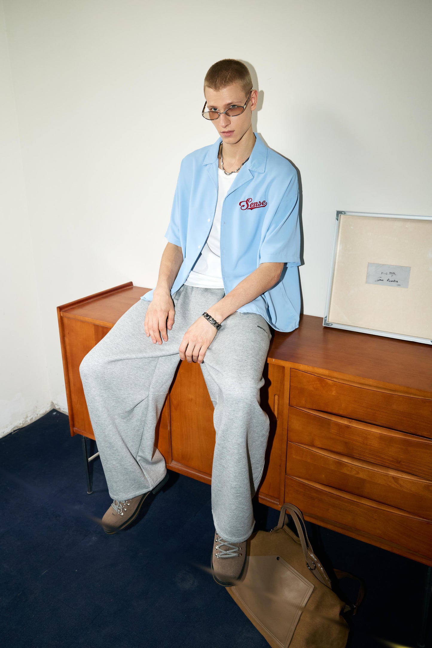 
                  
                    Eagle Chain- Stitch Camp Shirt Blue【M26-18BL】
                  
                