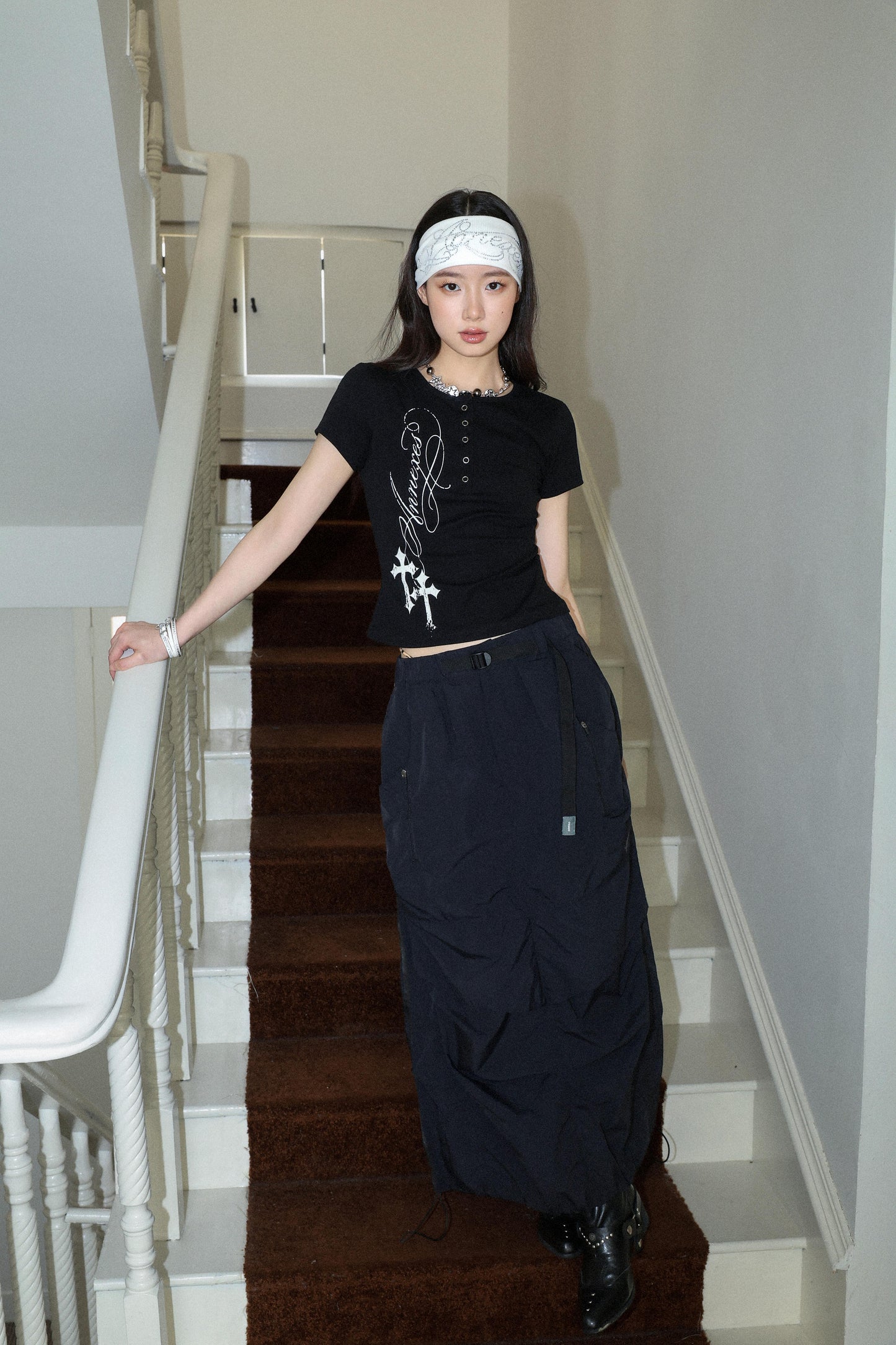 
                  
                    Technical Utility Skirt Black【L26-01BK】
                  
                