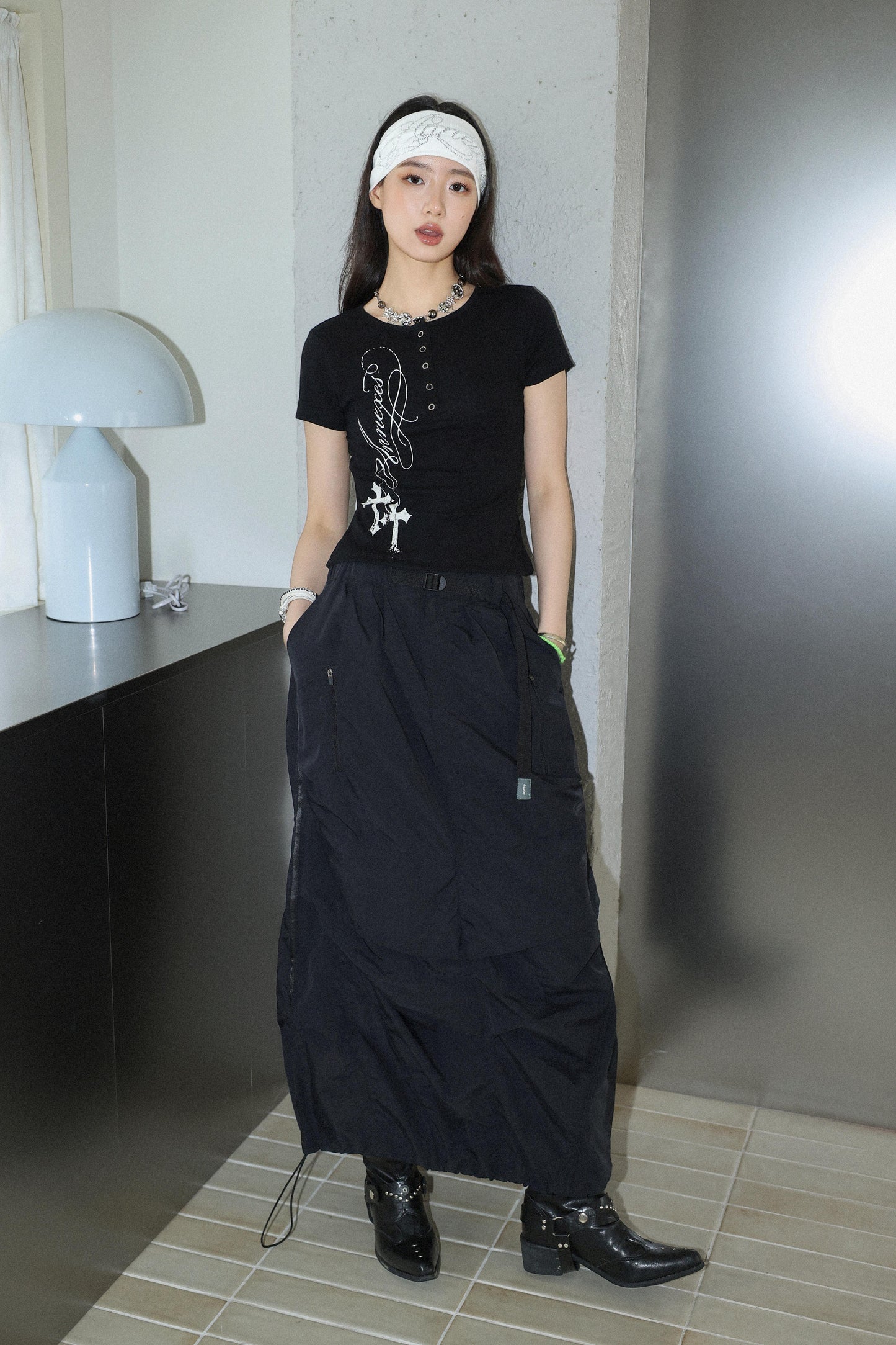 
                  
                    Technical Utility Skirt Black【L26-01BK】
                  
                