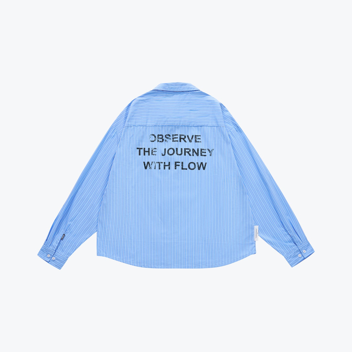 
                  
                    Wide Fit Stripe Shirt Blue【M25-55BL】
                  
                