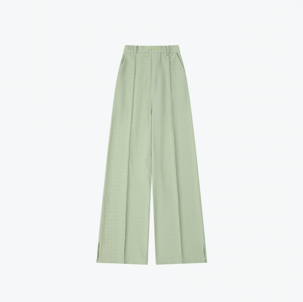 HW Seersucker Pant Fern Green【L23-24GN】