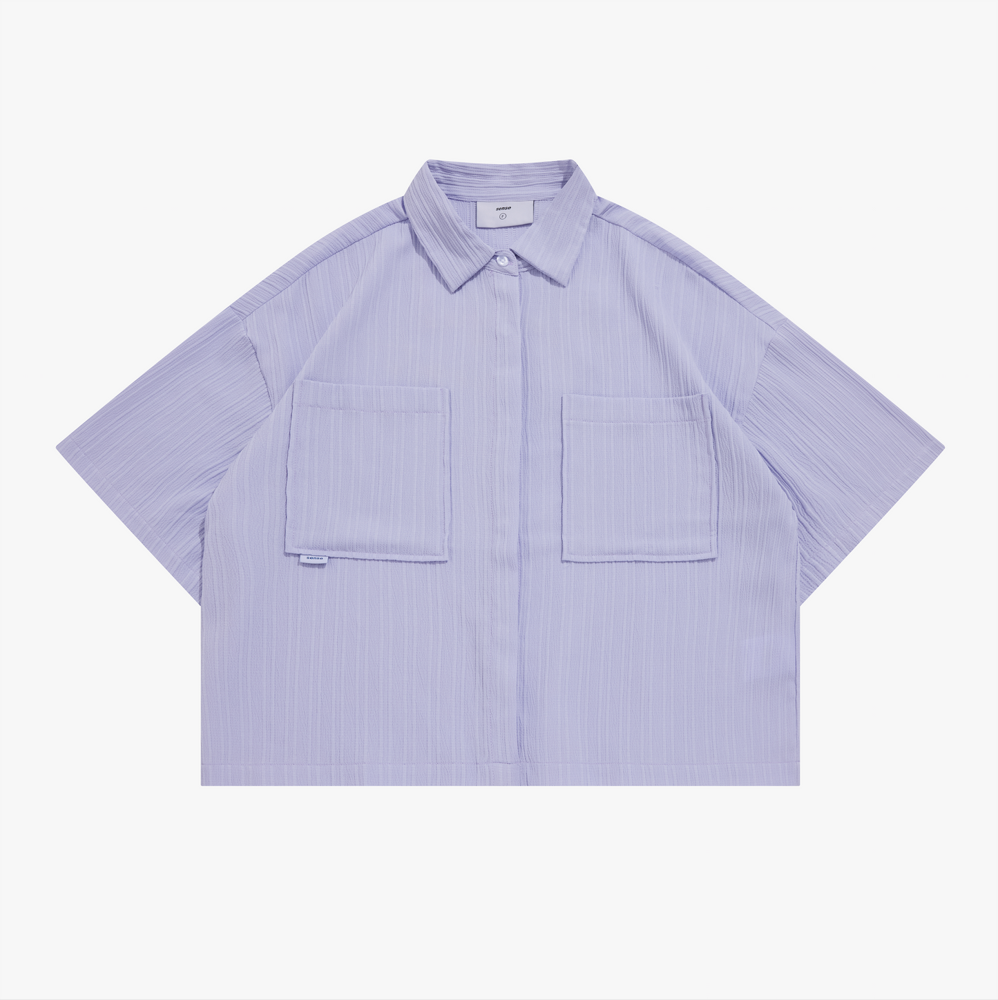 Jacquard SS Shirt Mauve Purple【L23-20MP】