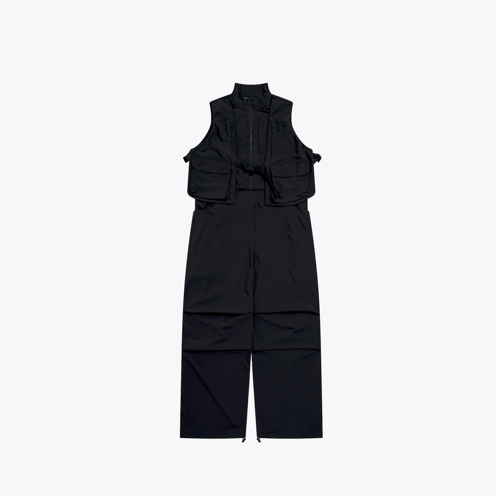 Flightsuit with Tactical Vest black【L23-16bk】
