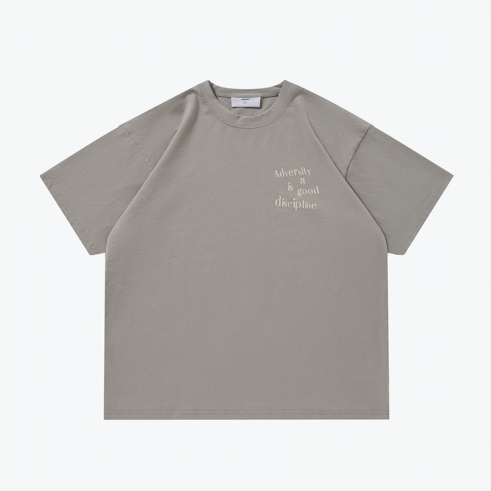 Short Sleeve Print Tee Khaki【L23-T03KA】