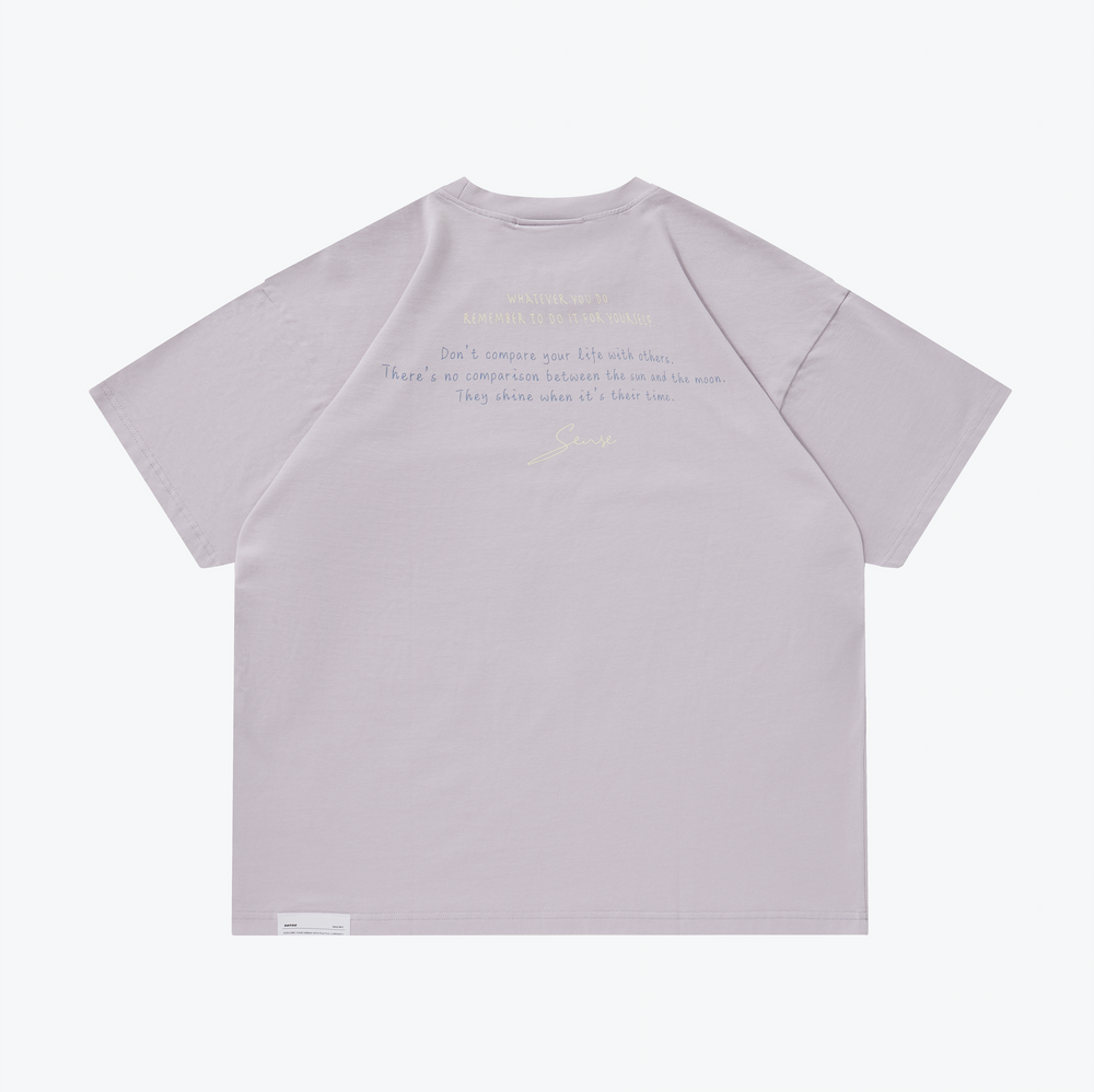 
                  
                    Short Sleeve Print Tee Lilac Purple【L23-T03LP】
                  
                