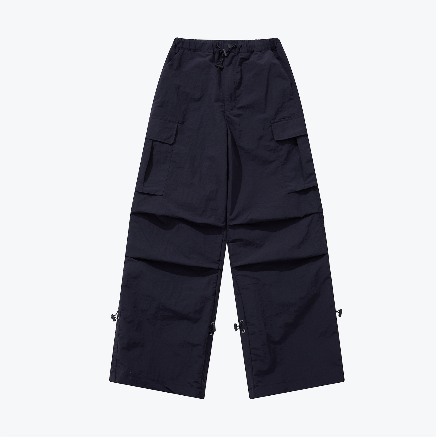 
                  
                    Wide Cut Parachute Cargo Pants Black【L23-38BK】
                  
                