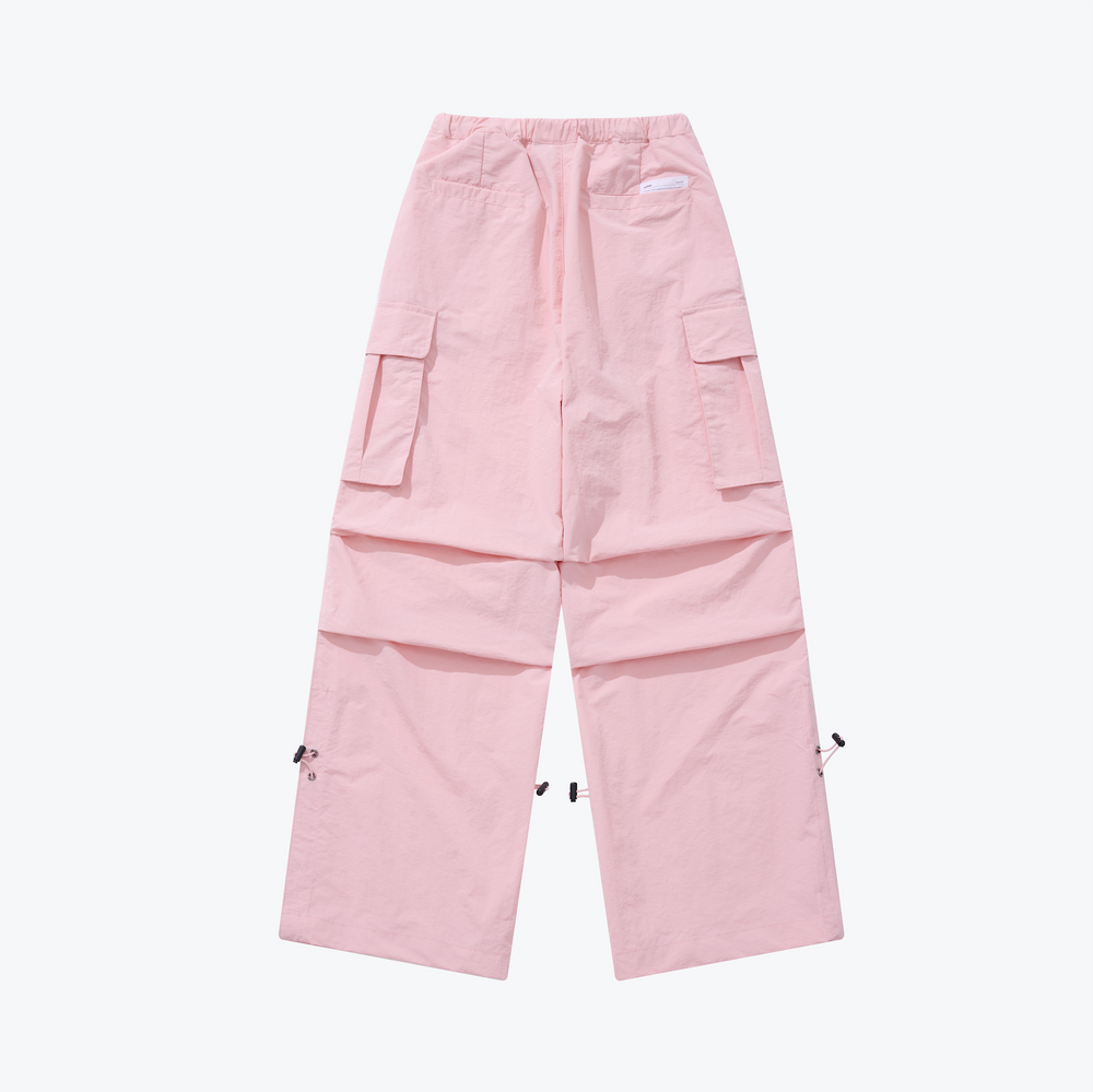 
                  
                    Wide Cut Parachute Cargo Pants Crepe Pink【L23-38CP】
                  
                