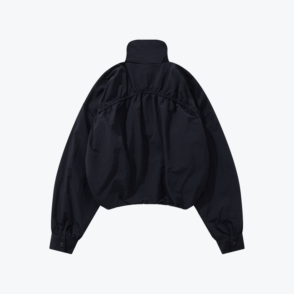 
                  
                    Sporty Turtleneck Elastic Jacket Black 【L23-41BK】
                  
                