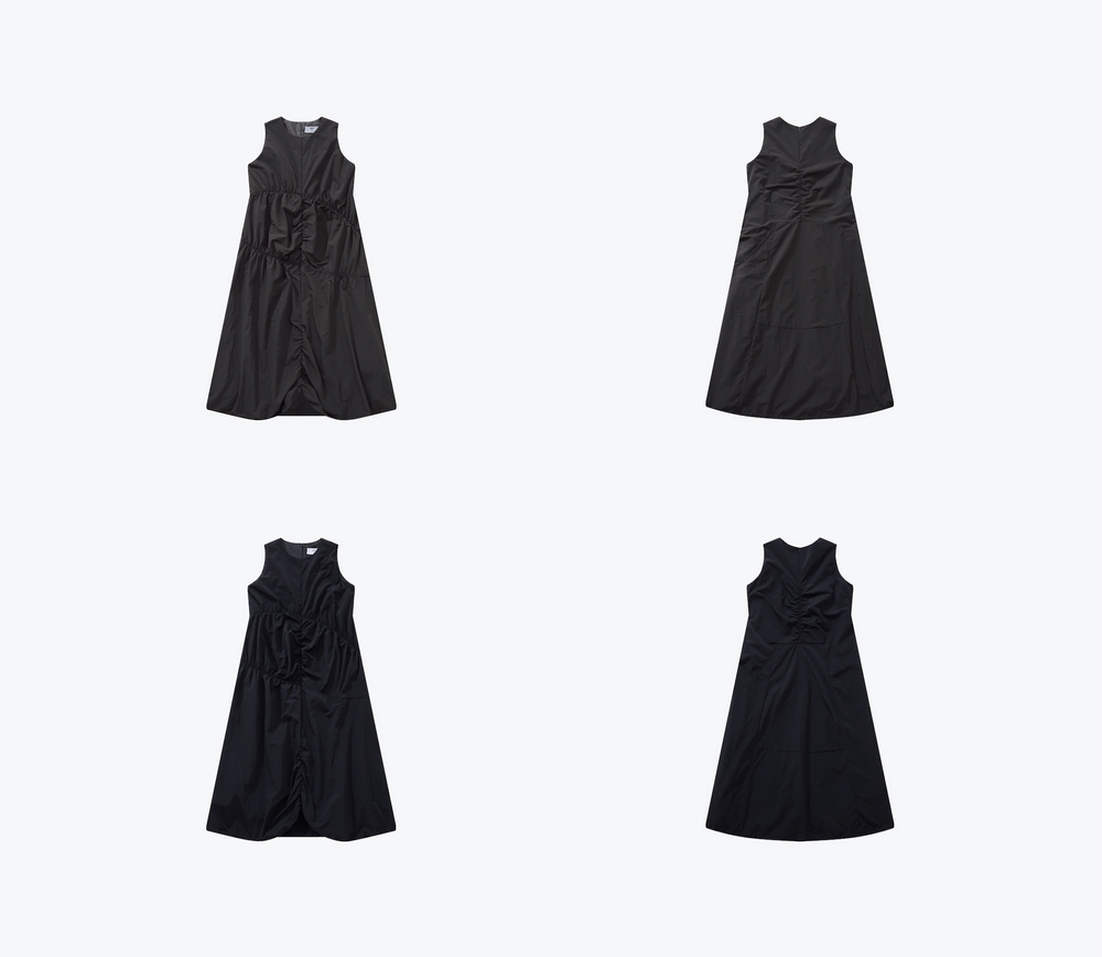 
                  
                    Irrgular Elastic Ruffle Dress Black 【L23-31BK】
                  
                