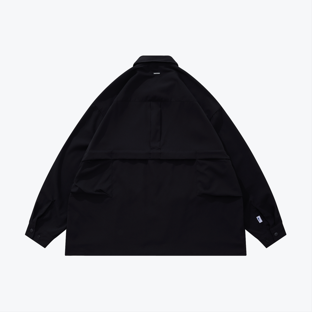 
                  
                    Flad Pocket LS Shirt Black【M22-46BK】
                  
                