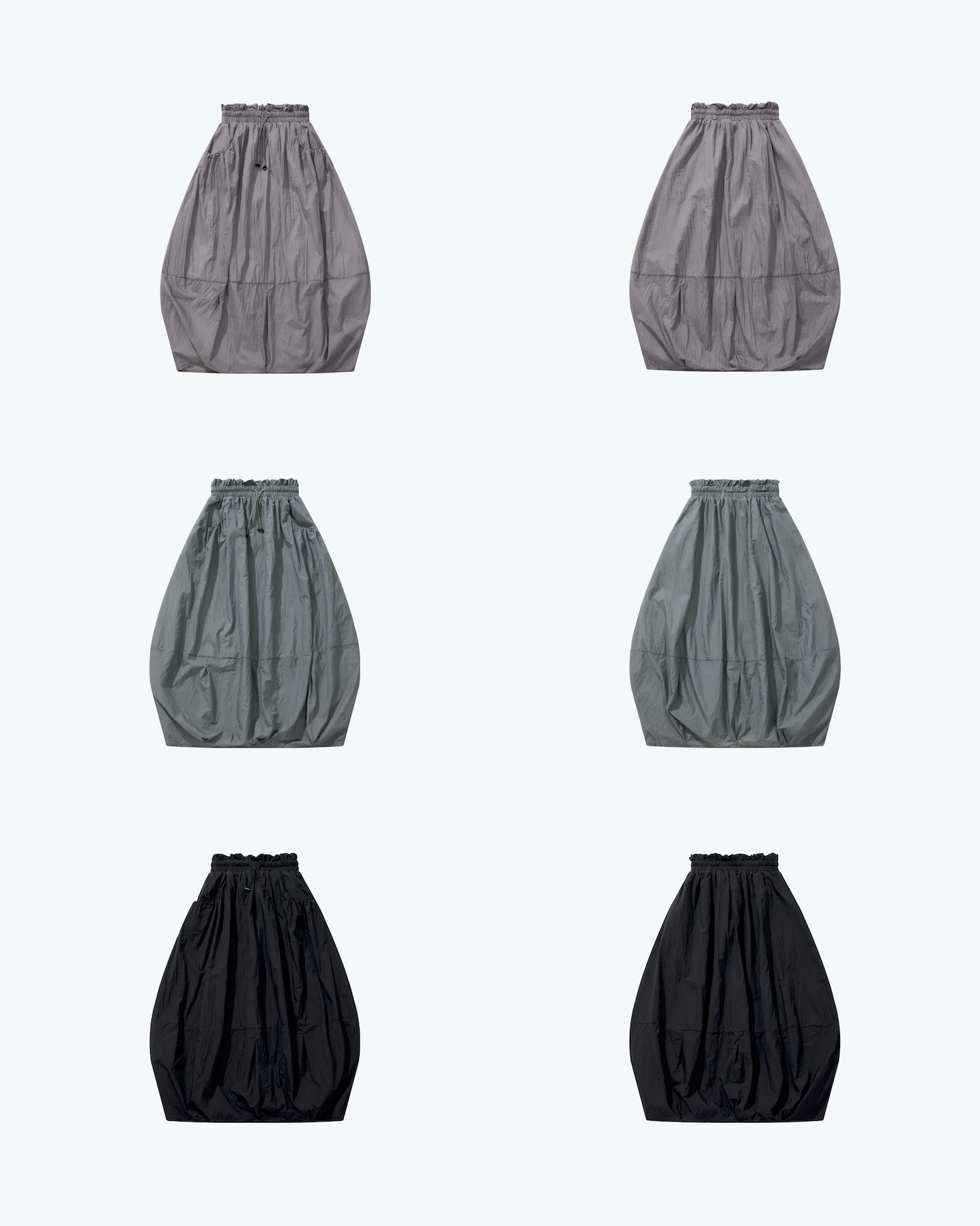 
                  
                    Flounce Puffy Full Skirt Steel Grey【L23-18ST】
                  
                