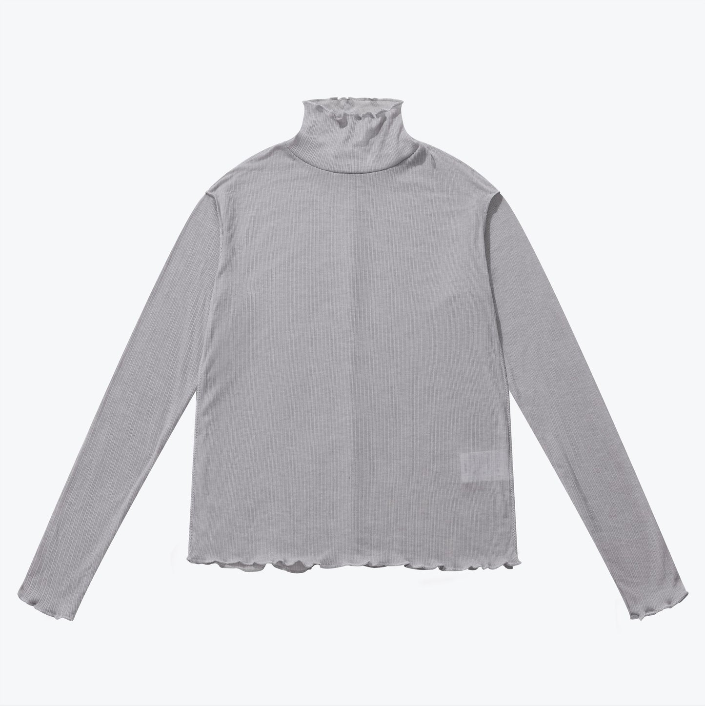 
                  
                    High Neck Light Cotton Top Grey【L23-40GY】
                  
                