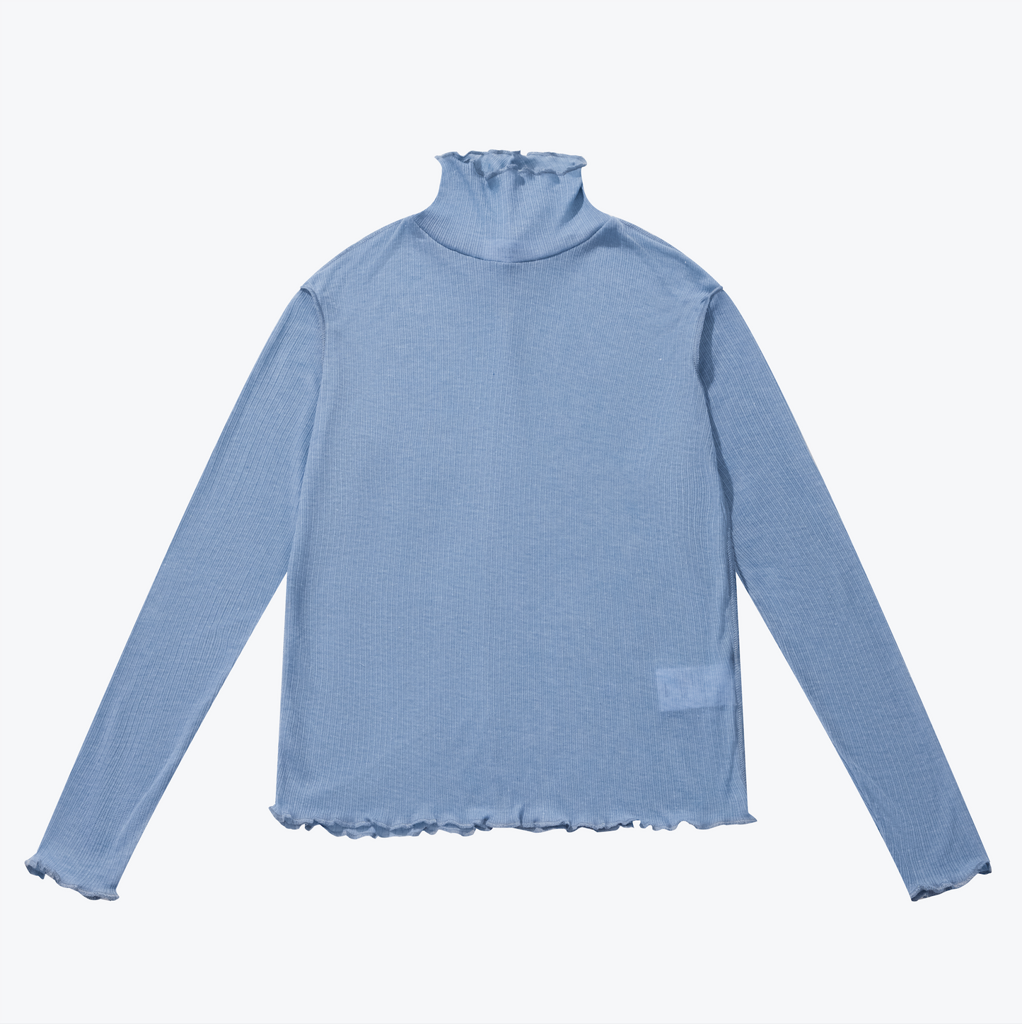 
                  
                    High Neck Light Cotton Top Milk Blue【L23-40MB】
                  
                