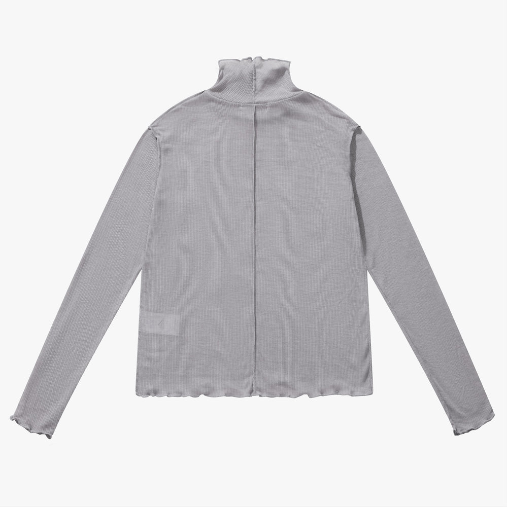 
                  
                    High Neck Light Cotton Top Grey【L23-40GY】
                  
                