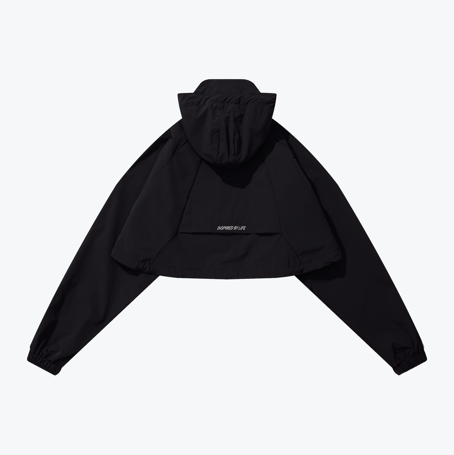 
                  
                    Cropped Hooded Jacket Black 【L23-37BK】
                  
                