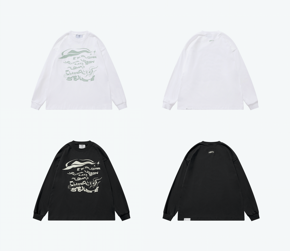 
                  
                    LS Cotton Lipuify Print Tee White【L23-T04WH】
                  
                