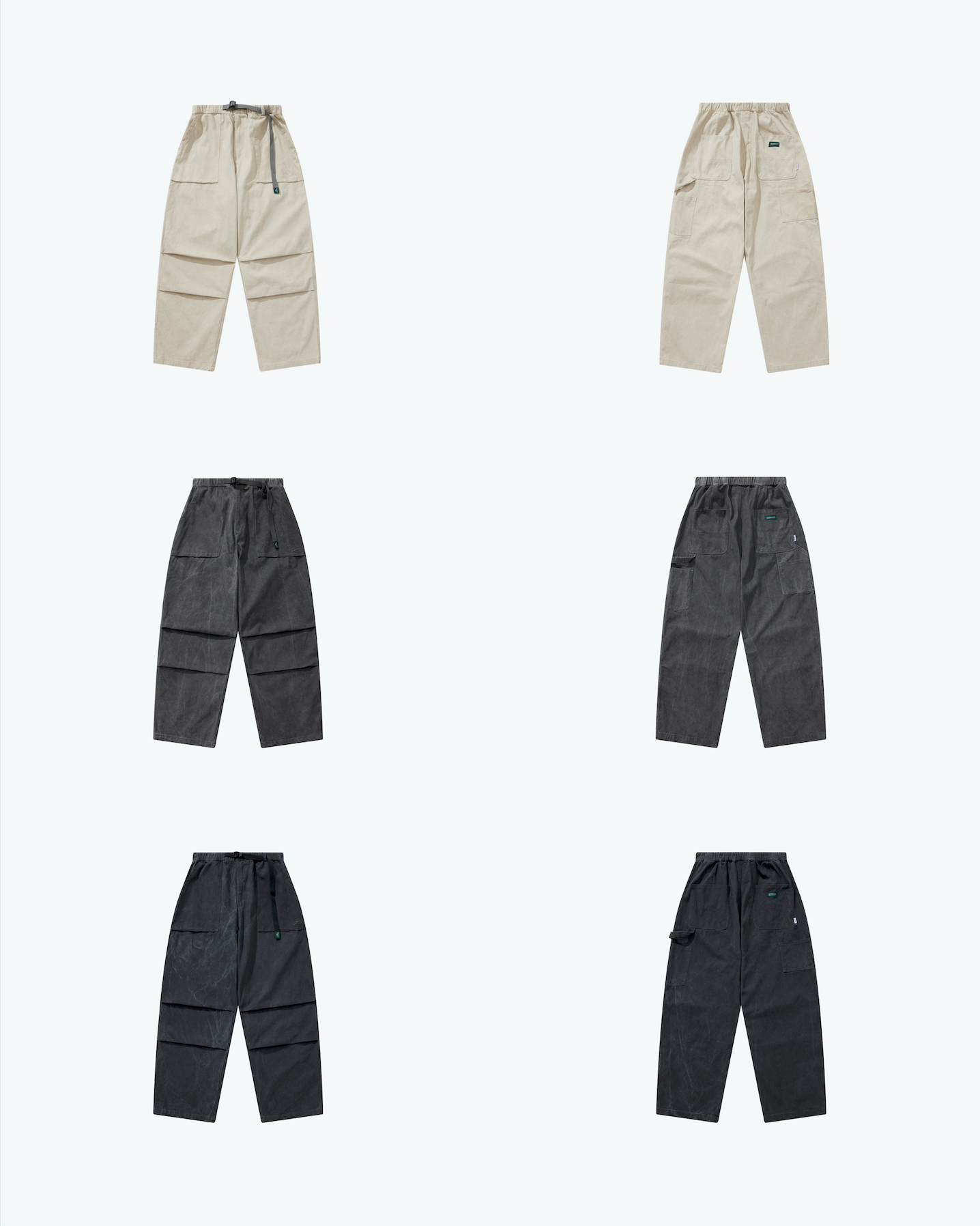 
                  
                    Dusty Washed Trousers Dust Grey【M23-54DG】
                  
                