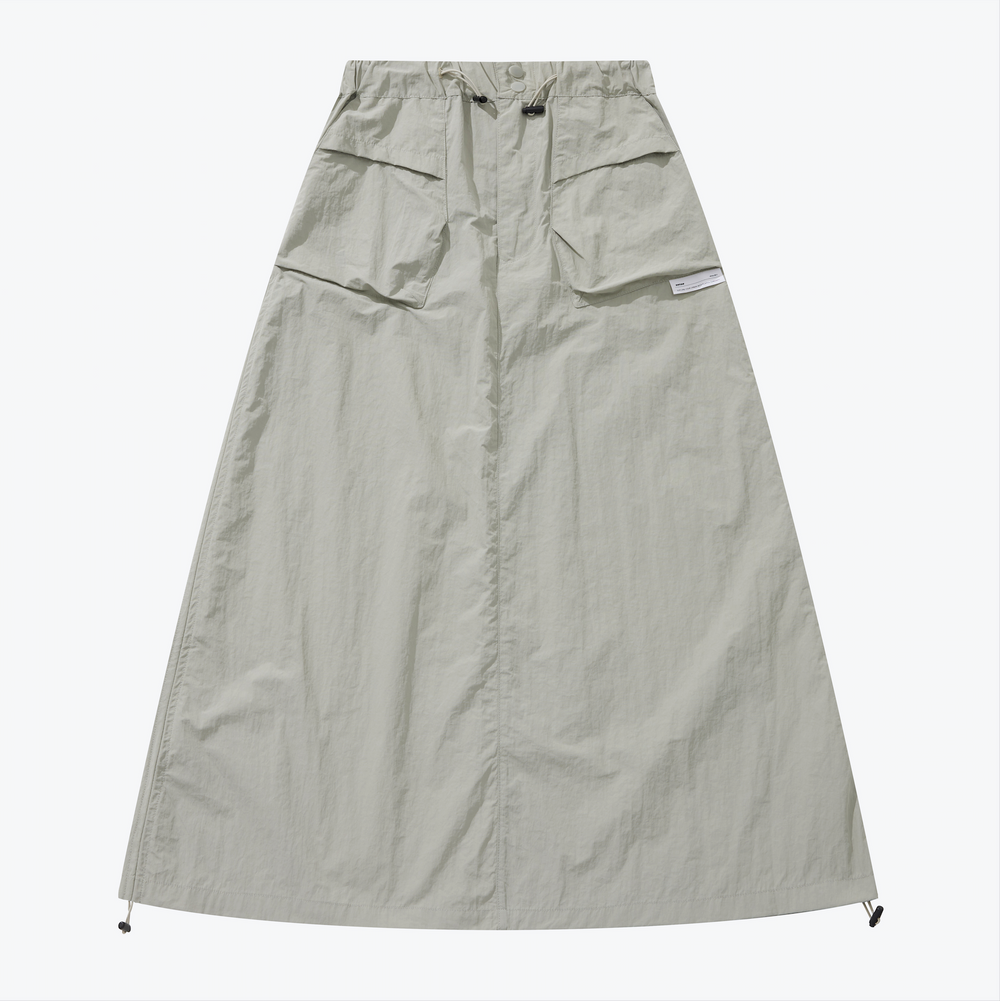 Side Elastic Full Skirts Light Grey【L23-44LG】