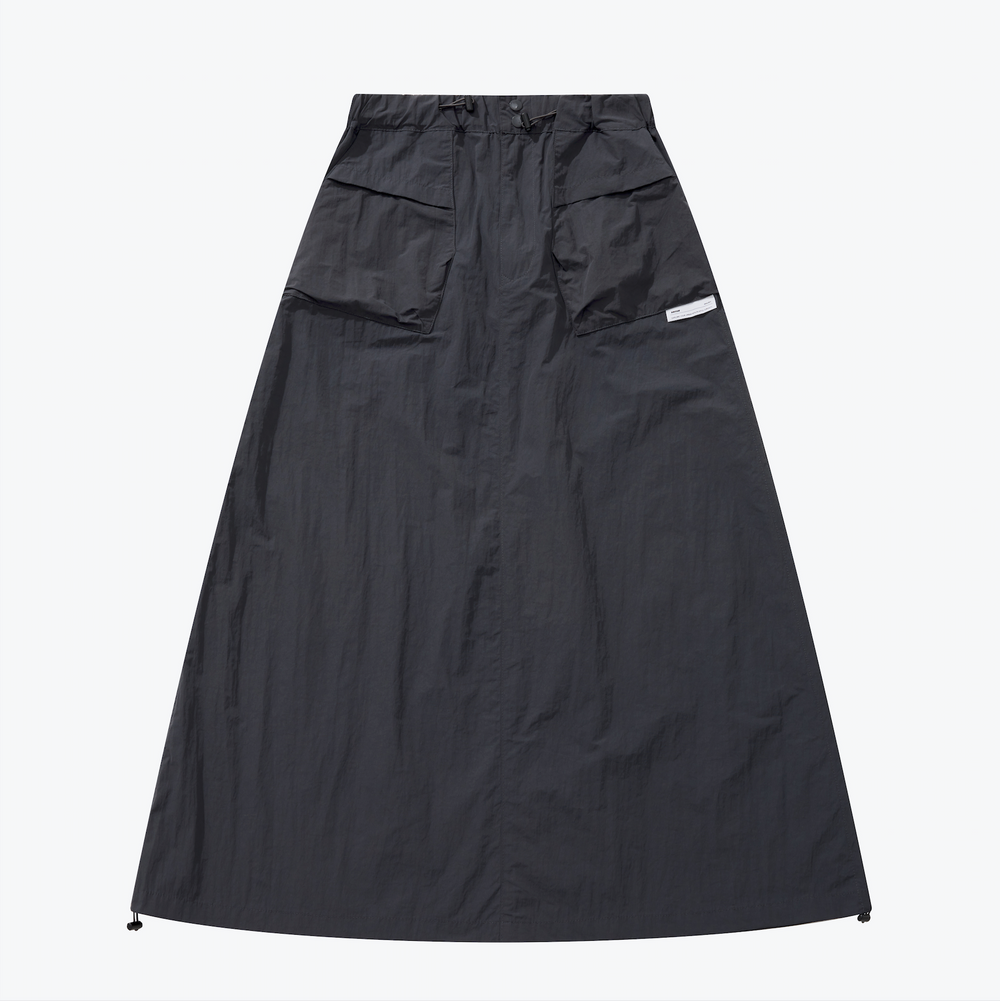 Side Elastic Full Skirts Dark Grey【L23-44DG】