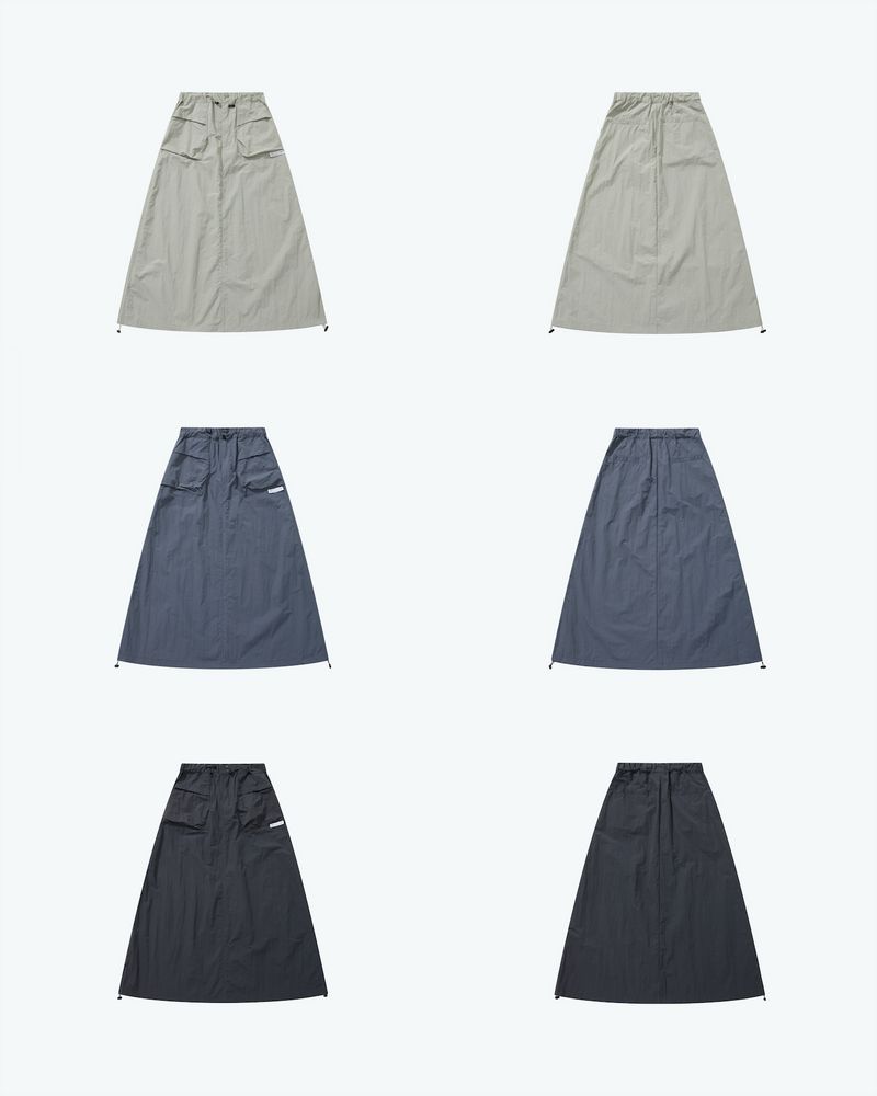 
                  
                    Side Elastic Full Skirts Light Grey【L23-44LG】
                  
                