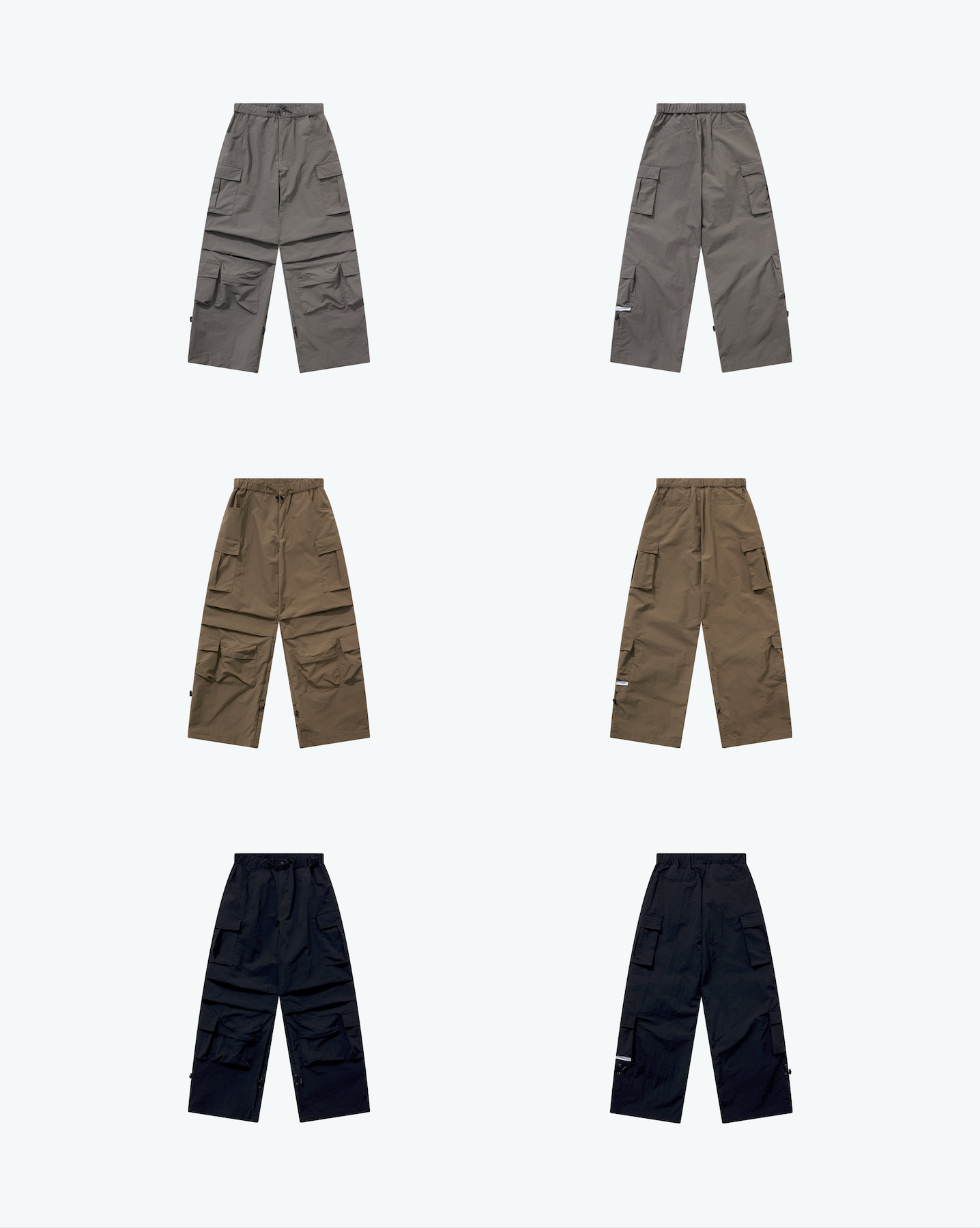 
                  
                    Track Pocket Cargo Pants Ash Grey【M23-50AG】
                  
                