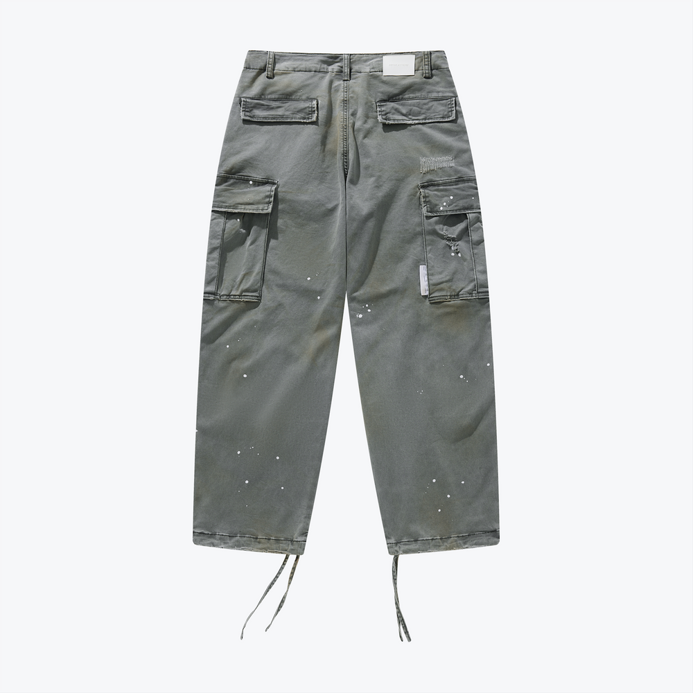 
                  
                    Heavy Dirty Wash Cargo Pants Agate Green【M24-18GN】
                  
                