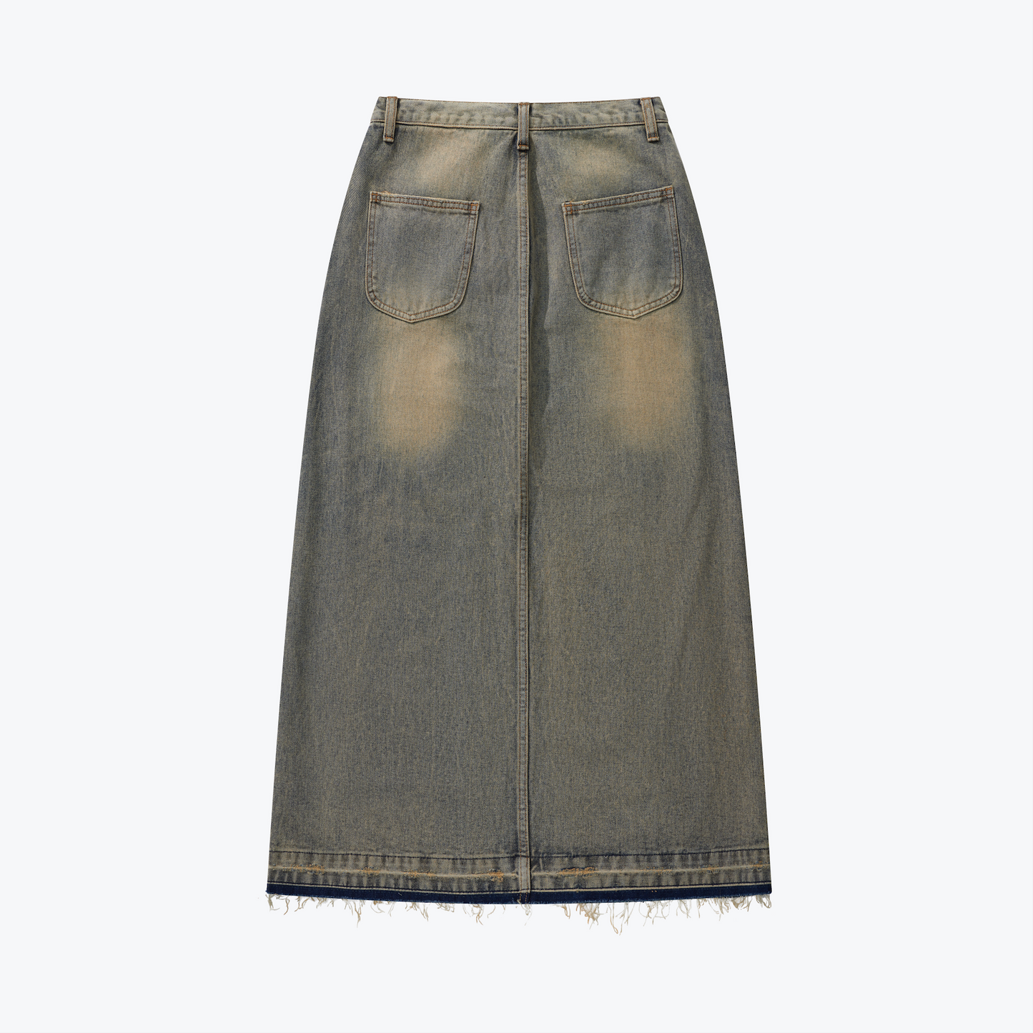
                  
                    Double Knee Denim Full Skirts Dirty Blue【L24-24BL】
                  
                