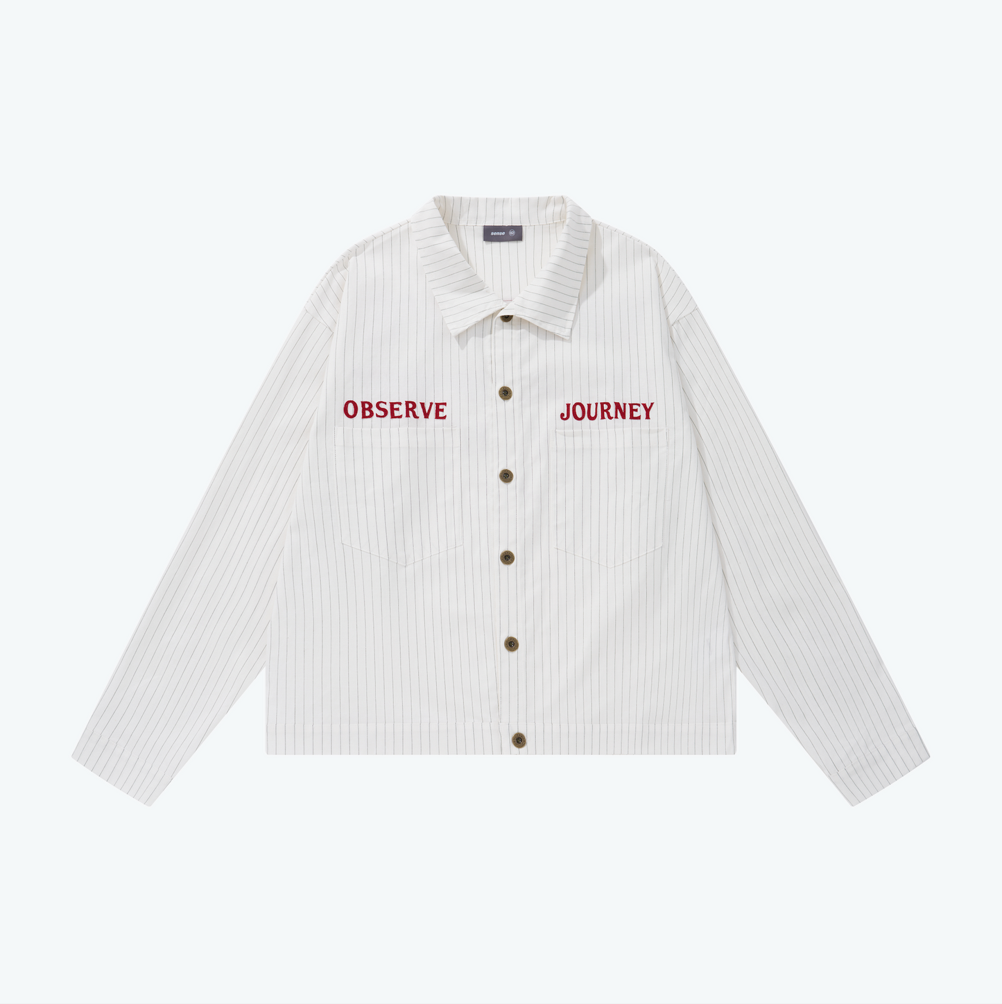 
                  
                    Stripe Patch Worker Jacket White【M24-40WH】
                  
                