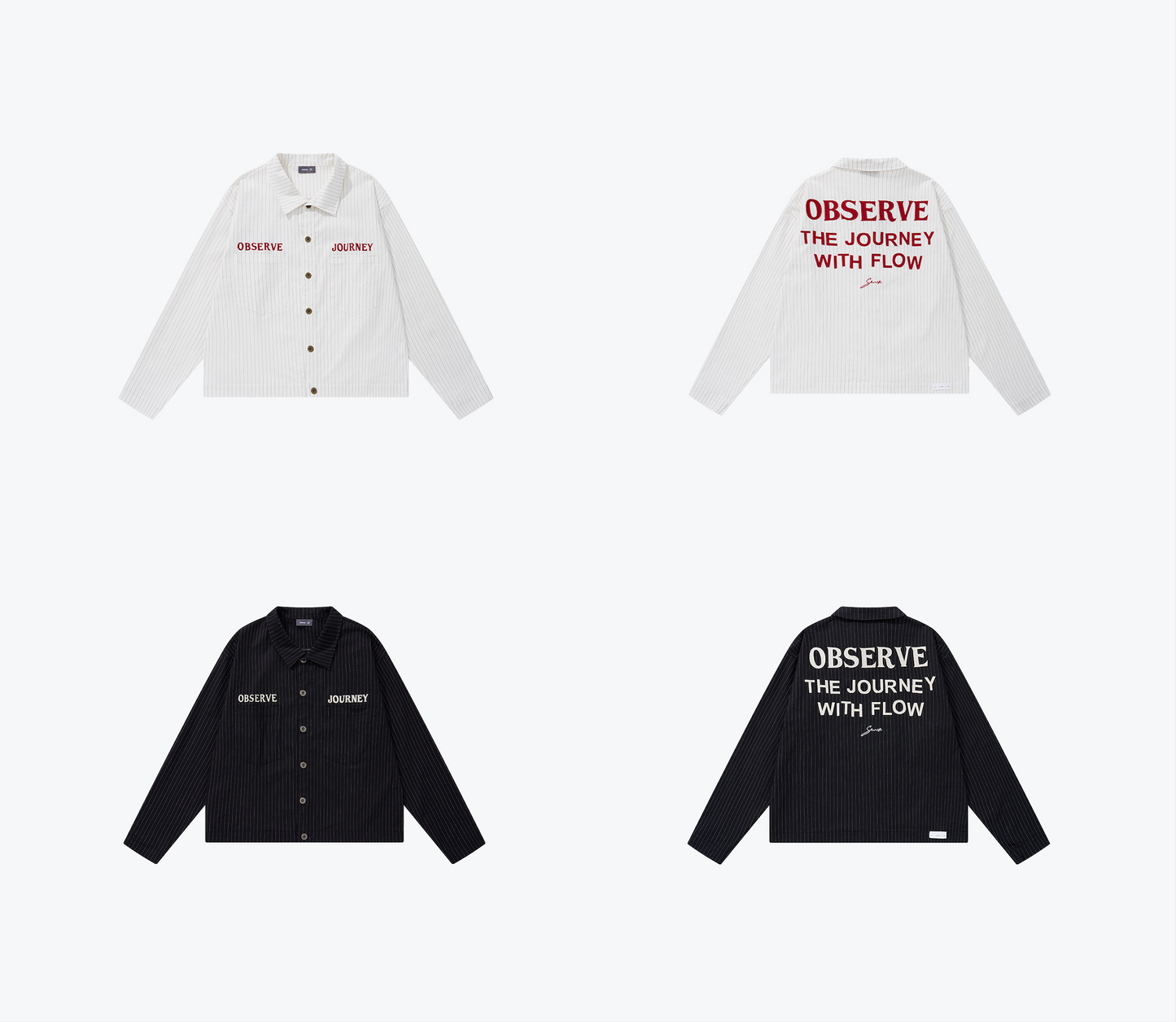 
                  
                    Stripe Patch Worker Jacket Black【M24-40BK】
                  
                