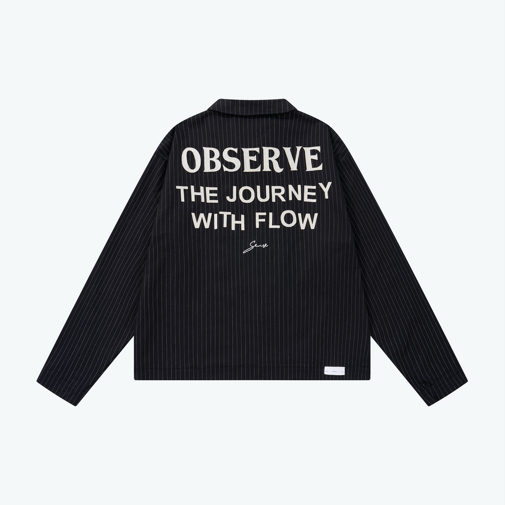 
                  
                    Stripe Patch Worker Jacket Black【M24-40BK】
                  
                
